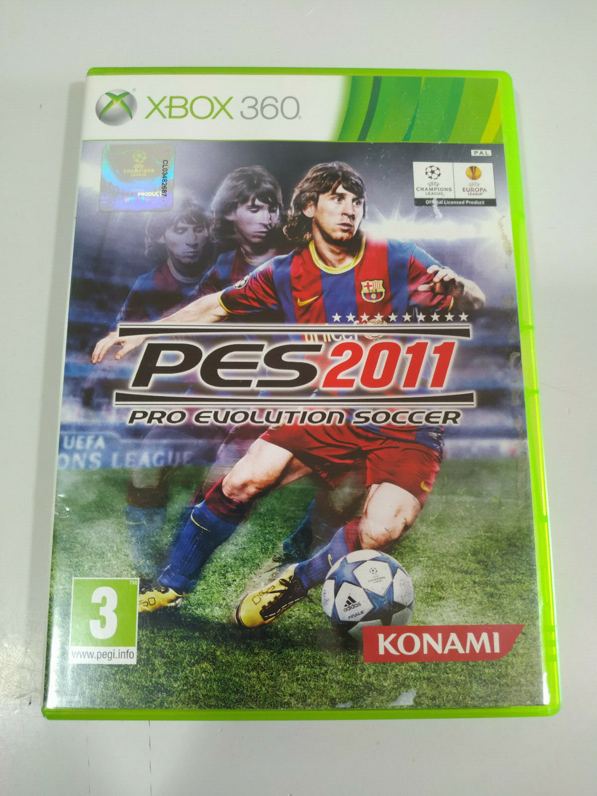 PES 2011 Pro Evolution Soccer Konami – Juego Xbox 360 Edition Spain PAL – 2T