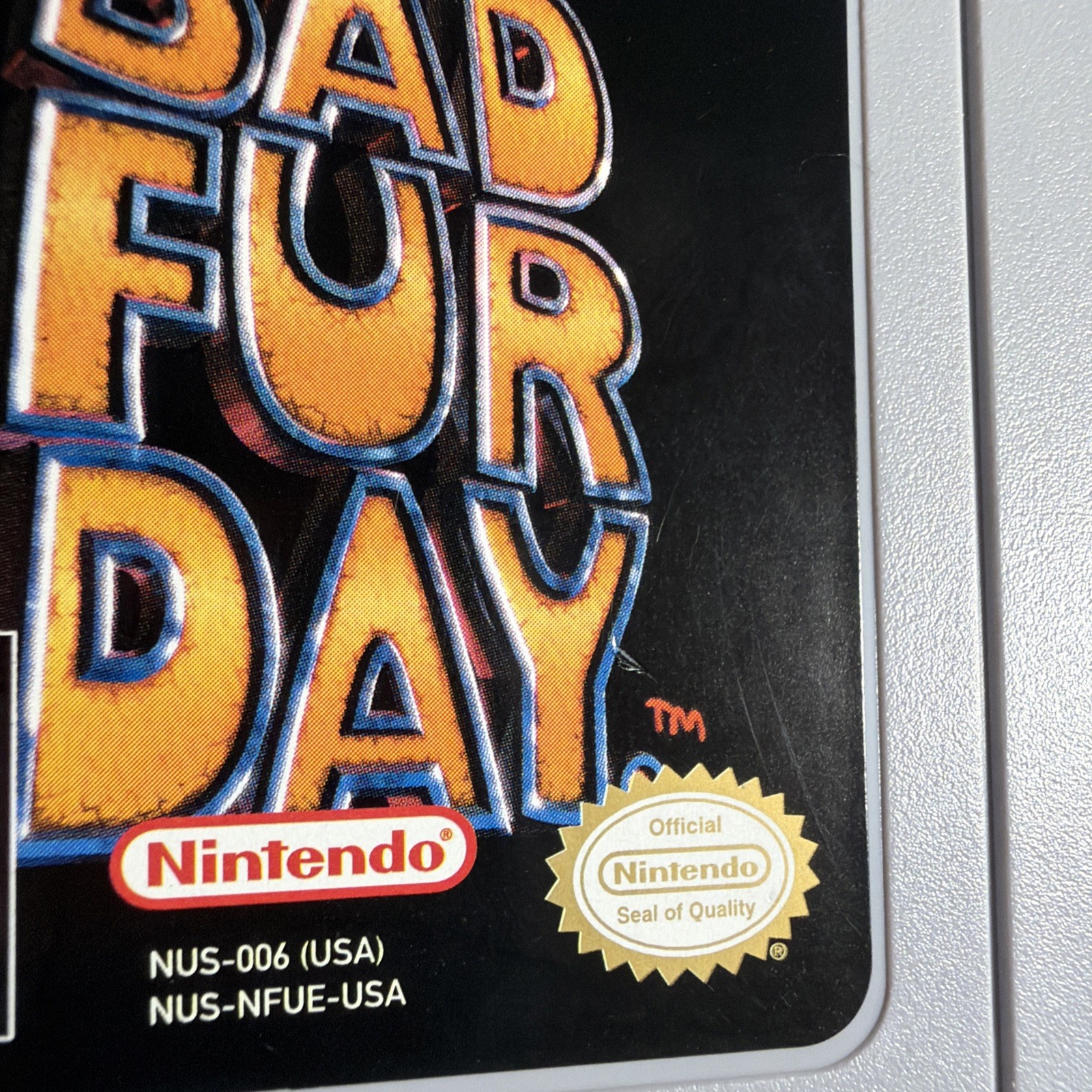 Conker’s Bad Fur Day Nintendo 64 N64 Authentic Super Clean With Guide