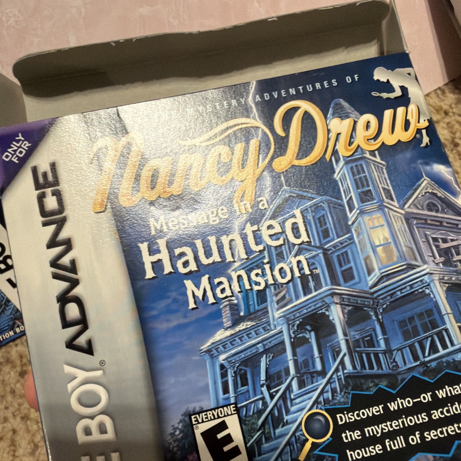 Nancy Drew: Message in a Haunted Mansion (Nintendo Game Boy Advance, 2001)