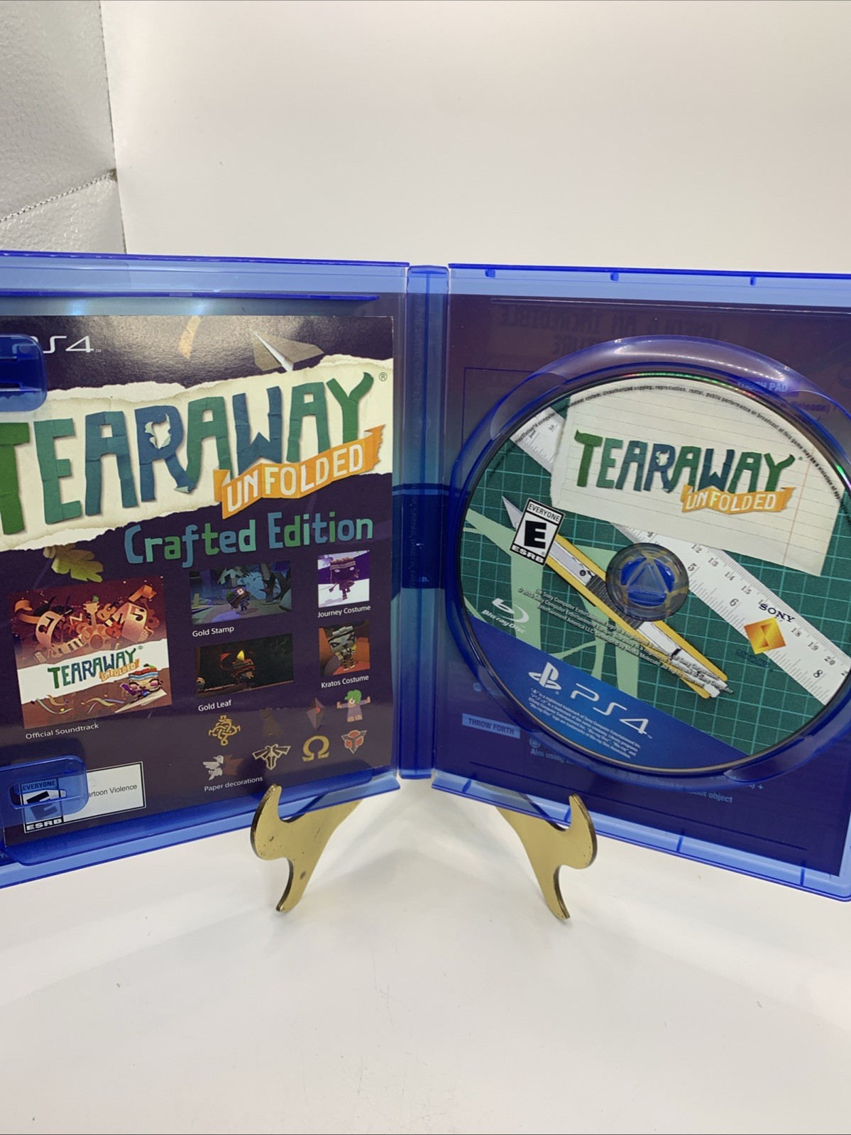 Tearaway Unfolded: Crafted Edition (Sony PlayStation 4, 2015) Disc Mint See Pics