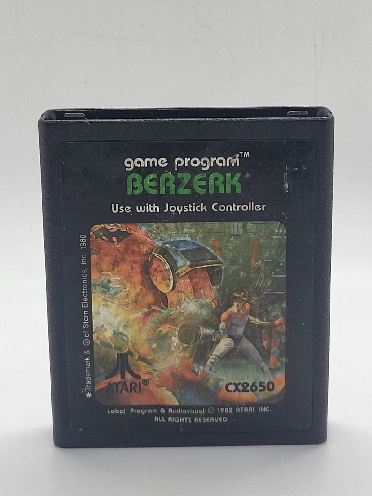 Vintage Cartridge Video Game Berzerk Atari 2600 Home Game Console NOT WORKING