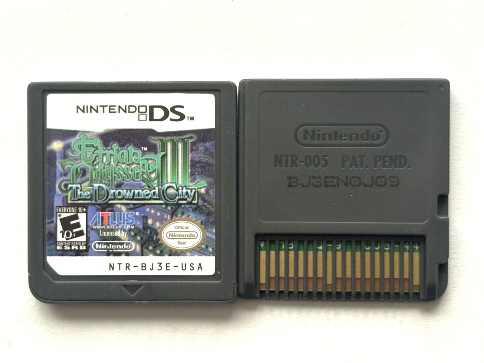 Nintendo DS Game Cartridge Only Etrian Odyssey III The Drowned City