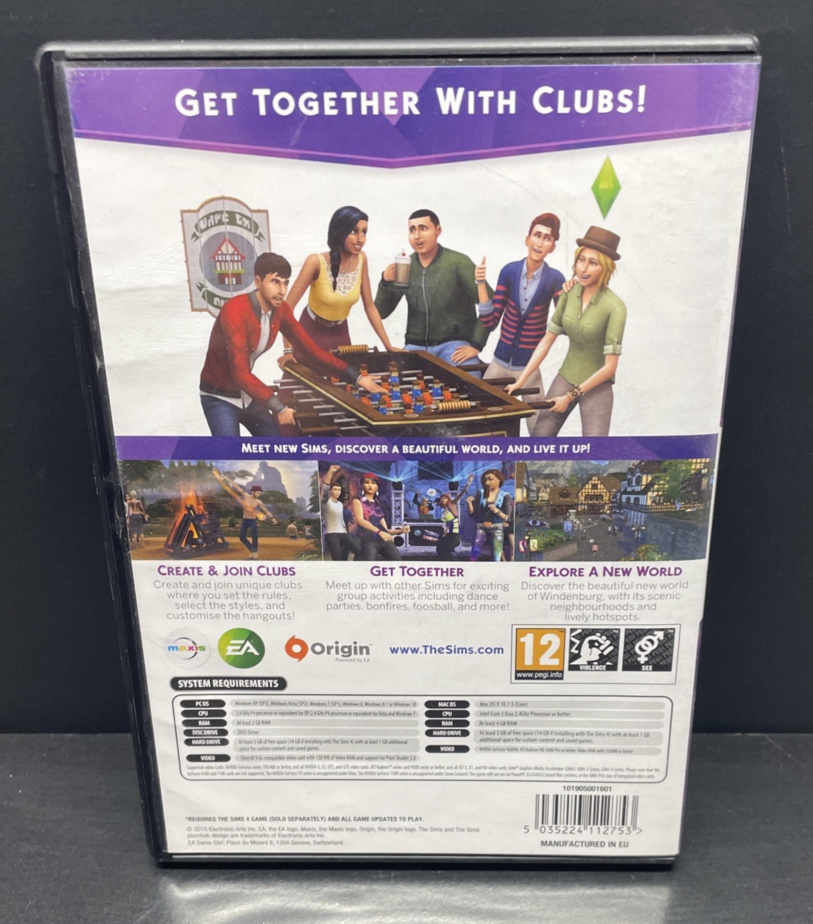 The Sims 4 : Get Together Expansion Pack Windows / MAC / PC Game – Disc Version!