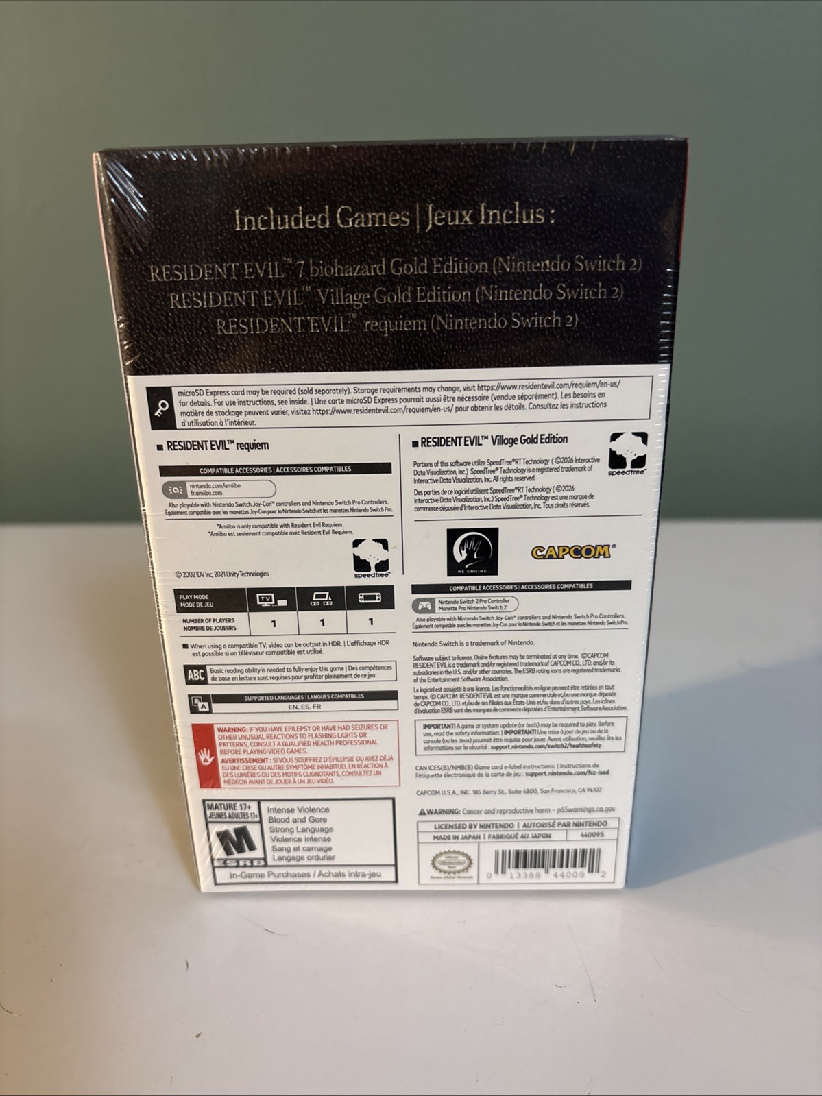 Resident Evil Generation Pack (Game-Key Card) Nintendo Switch 2 Capcom NEW
