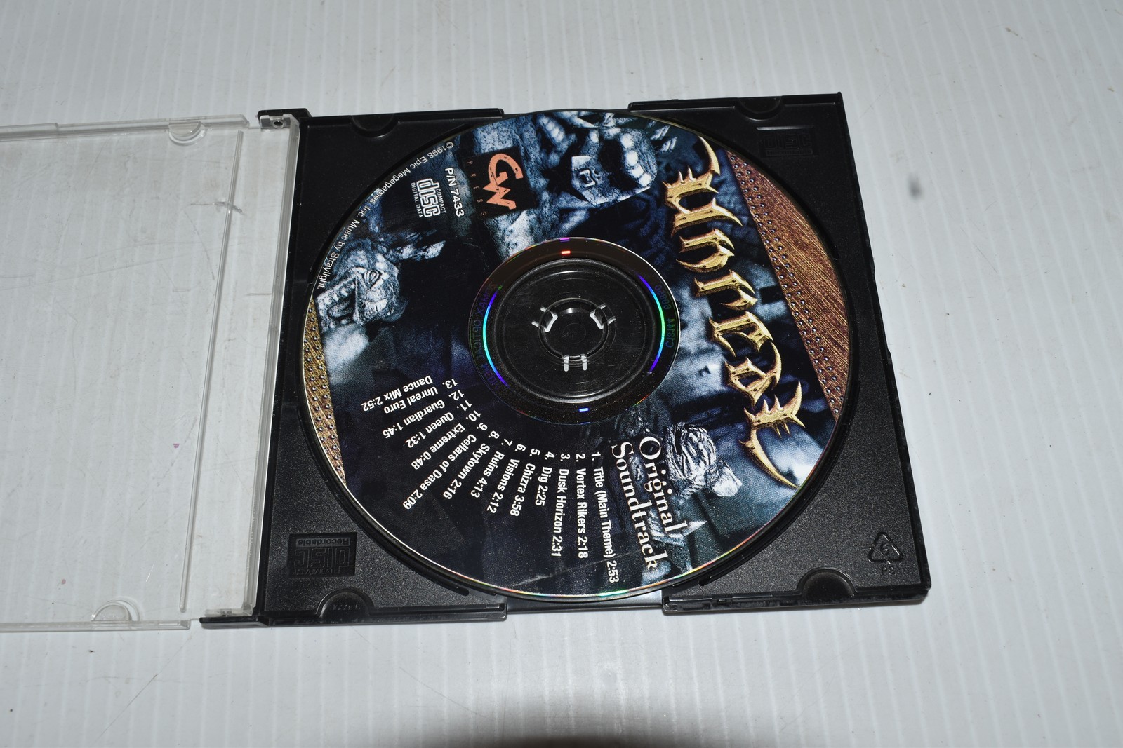 Unreal: Original Soundtrack MUSIC CD GW Press 1998 Epic – (OQK53)