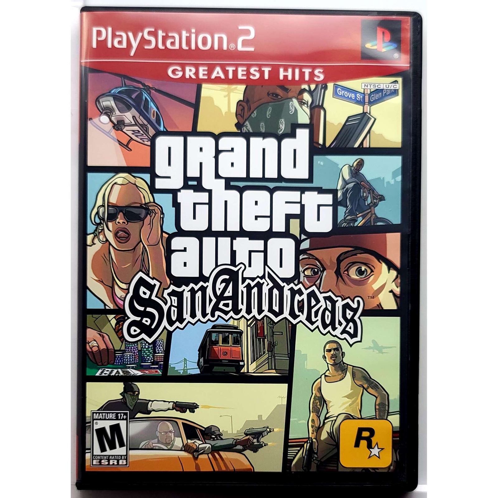 Grand Theft Auto San Andreas – Sony Playstation 2 Pristine 180 Day Guarantee PS2