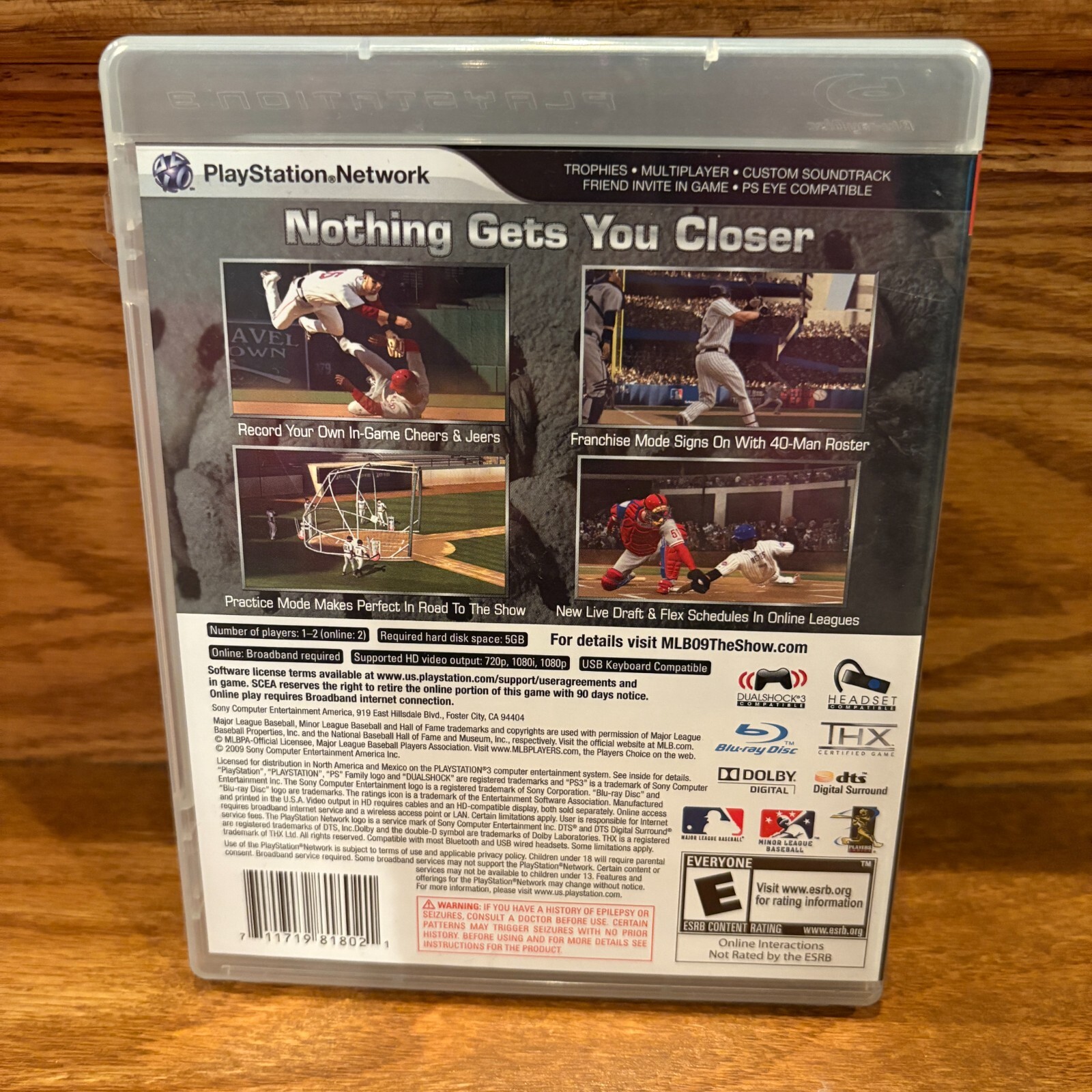 MLB 09: The Show (PS3) DVD