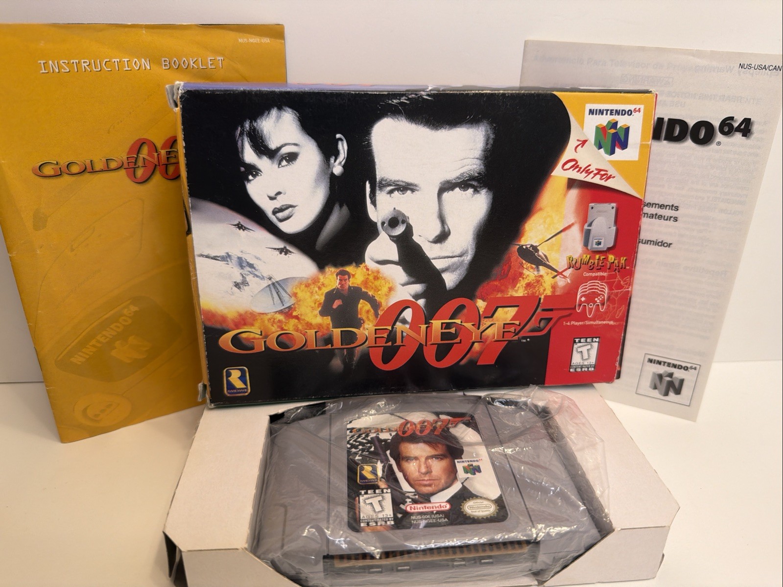 007 GoldenEye Nintendo 64 N64 Authentic Complete In Nice Box CIB