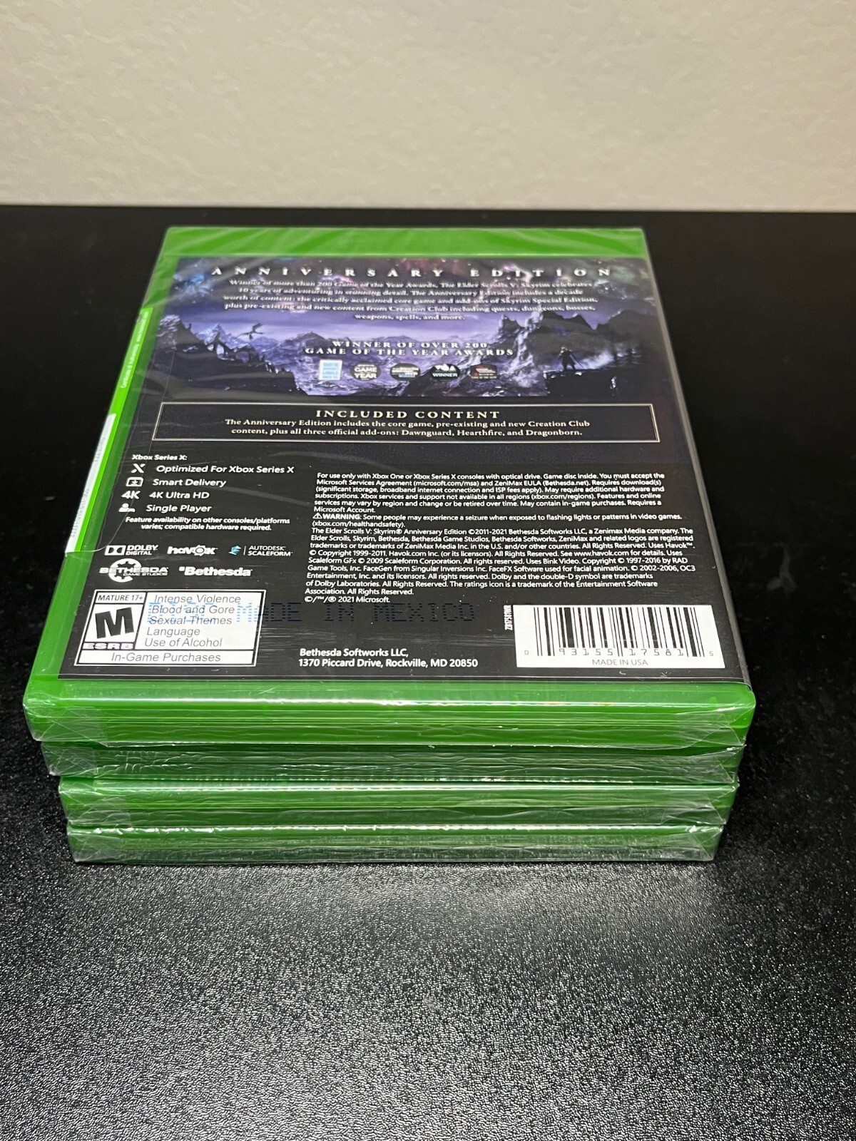 The Elder Scrolls V Skyrim – Anniversary Edition Xbox 1 XB1🔥Fast Ship🔥Sealed