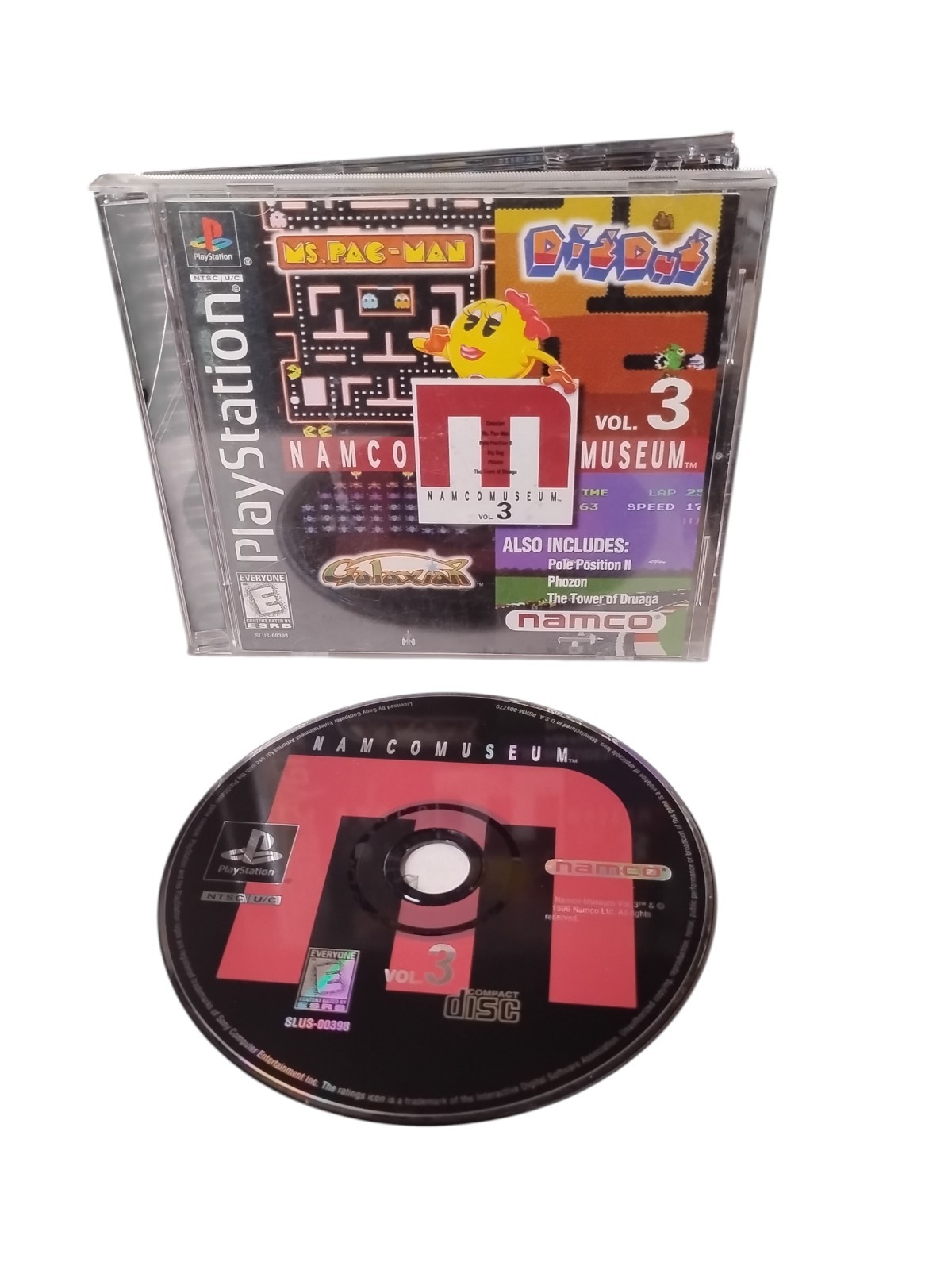 🔥Namco Museum Vol 3 (PlayStation 1 PS1) Black Label CIB COMPLETE & TESTED