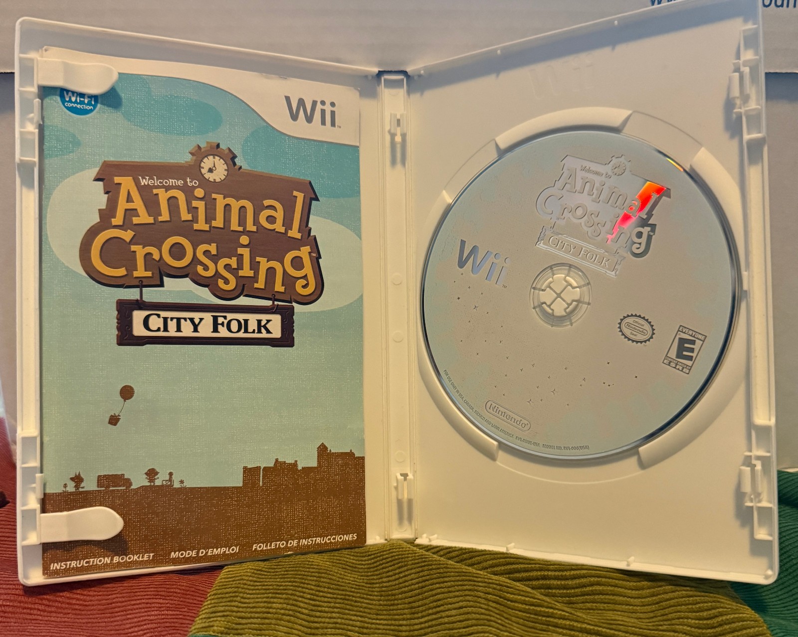 Animal Crossing: City Folk (Nintendo Wii, 2008) Very Good