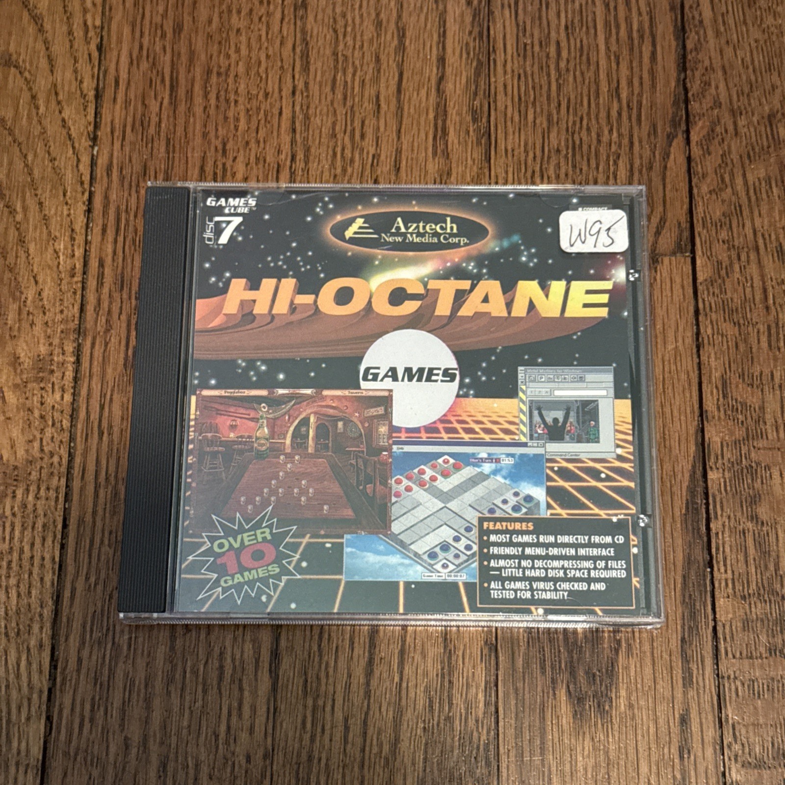 Hi-Octane 10+ Games – Aztech New Media Corp – VINTAGE PC GAME/SOFTWARE (1996)