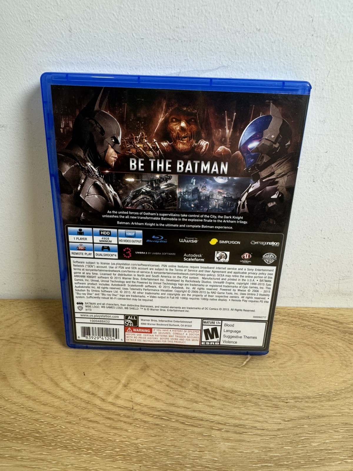Batman: Arkham Knight (PlayStation 4, 2015)