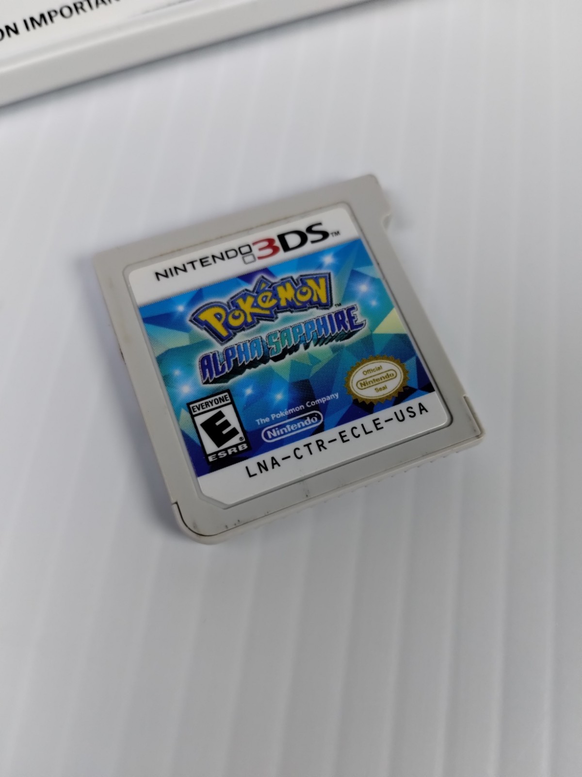 Pokemon: Alpha Sapphire (Nintendo 3DS) First Run – Tested – Free Shipping