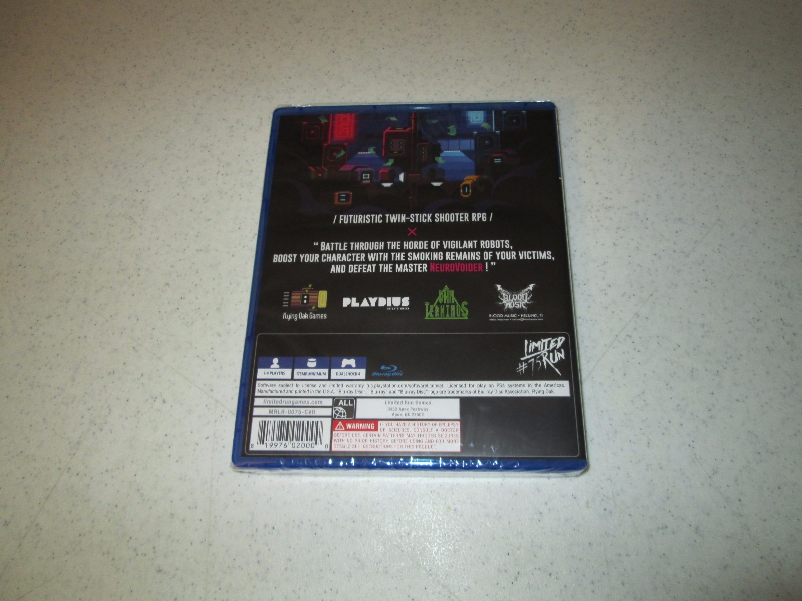 Neuro Voider PlayStation 4 Limited Run # 75 Sealed