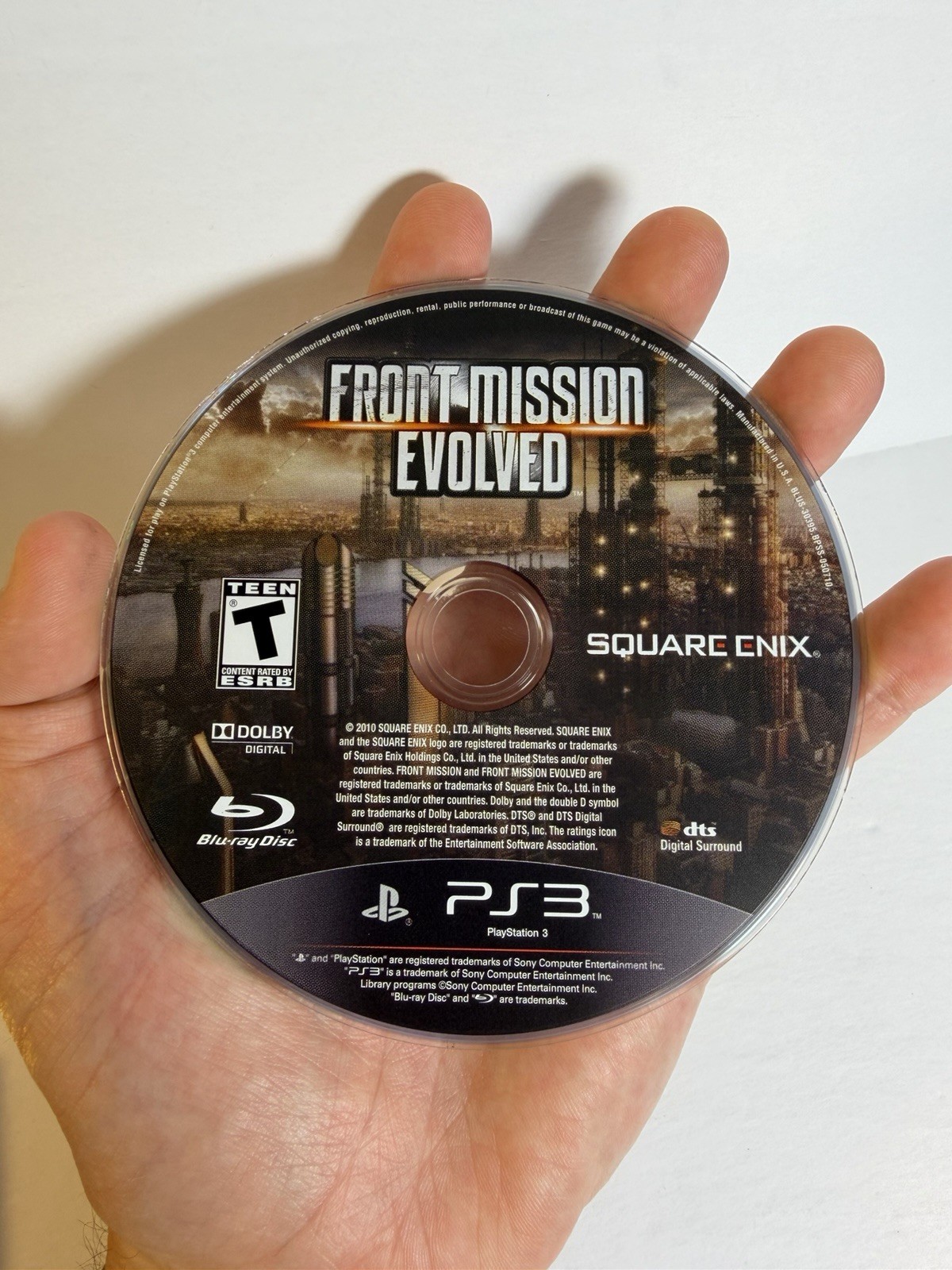 Front Mission Evolved (Sony PlayStation 3, 2010) PS3 – Disc Only – Tested