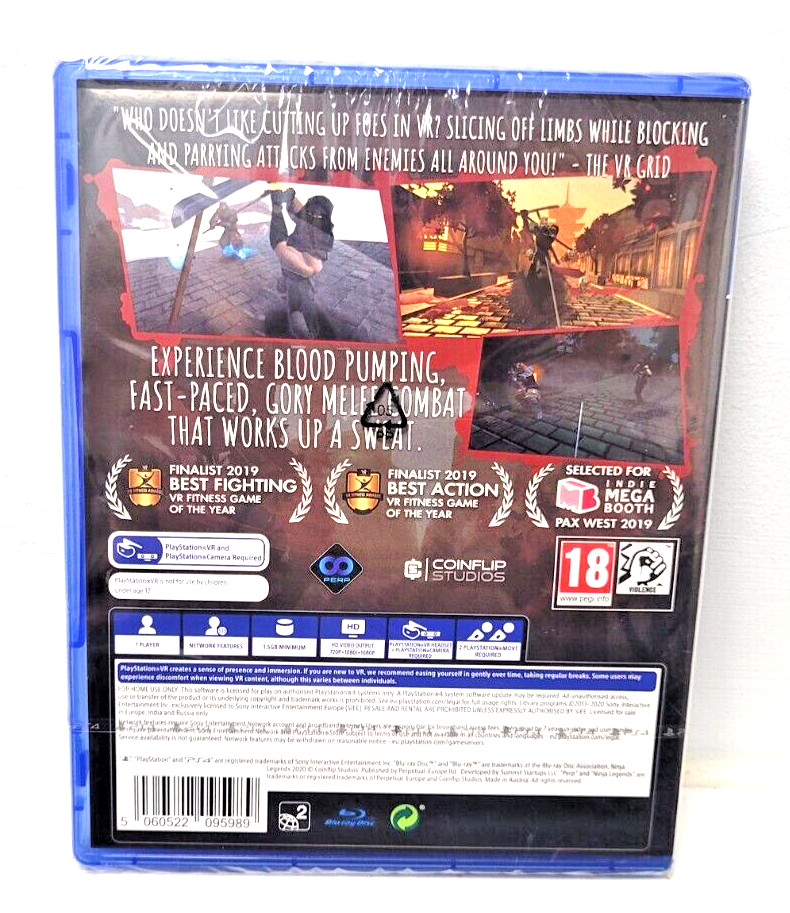 NINJA Legends PS4 Playstation 4 VR Required NEW SEALED