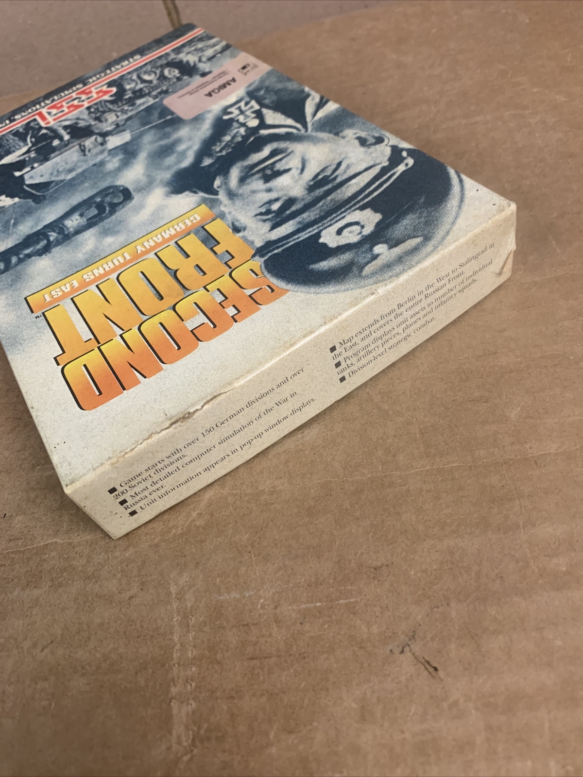 Second Front Germany Turns East (1990. Amiga) SSI Big Box Cib