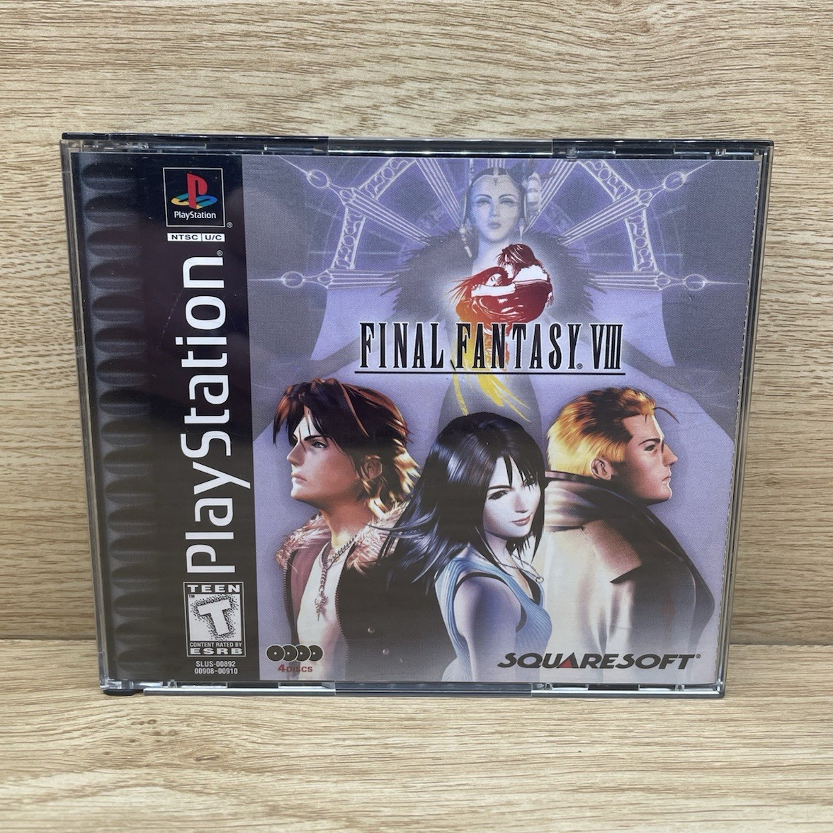 Final Fantasy Viii (Sony PlayStation 1) CIB W/ Reg. Card & Walkthrough (Tested)