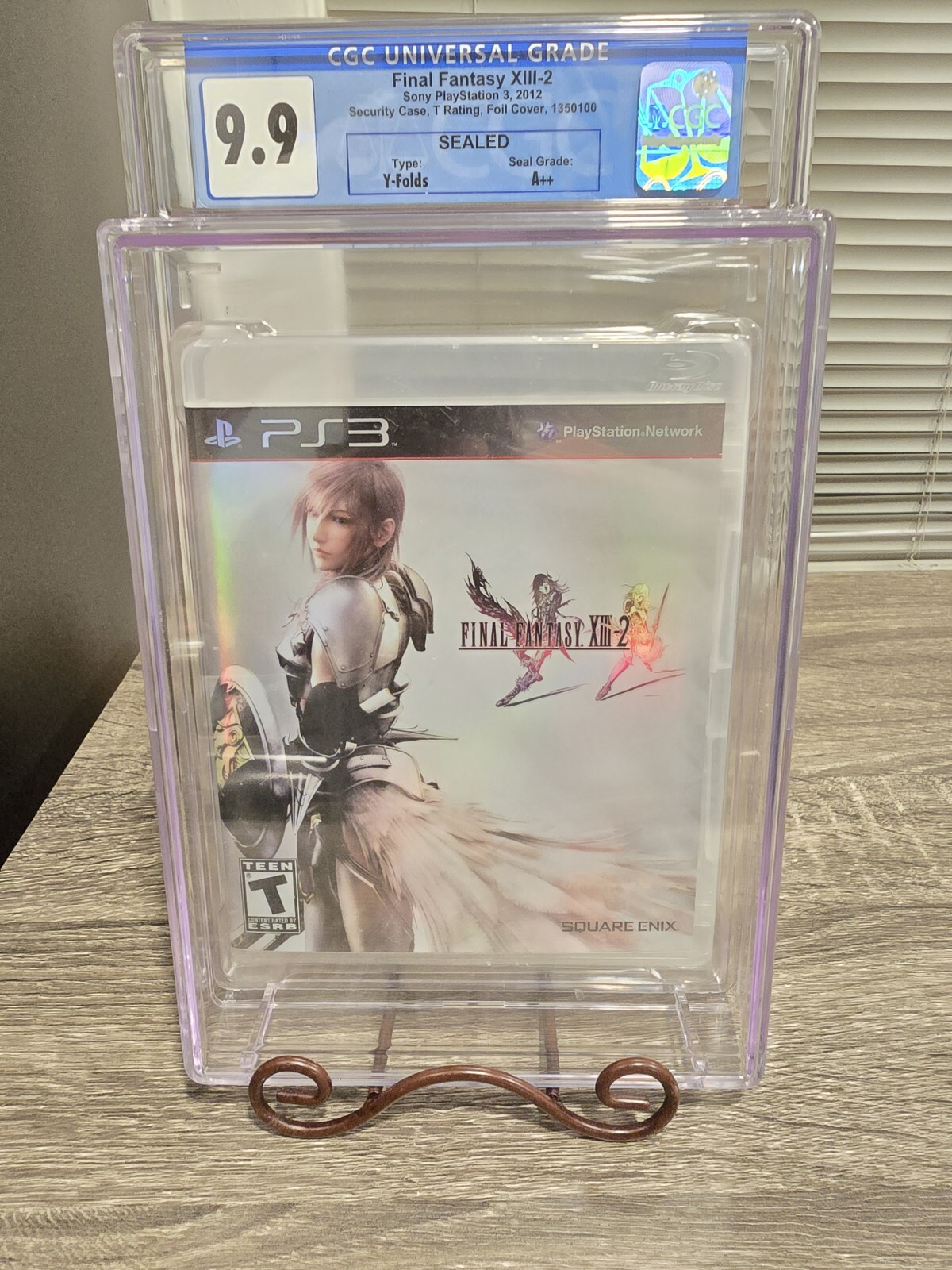 Final Fantasy XIII-2 (Sony PlayStation 3, 2012) CGC Graded 9.9 A++ Type: Y-Folds