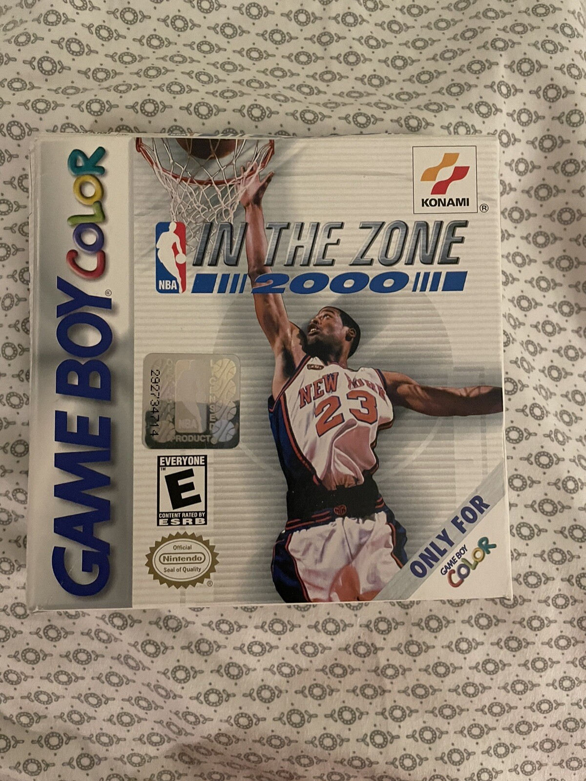 NBA: In the Zone (Game Boy Color, GBC 2000 Box Only Very Very Rare