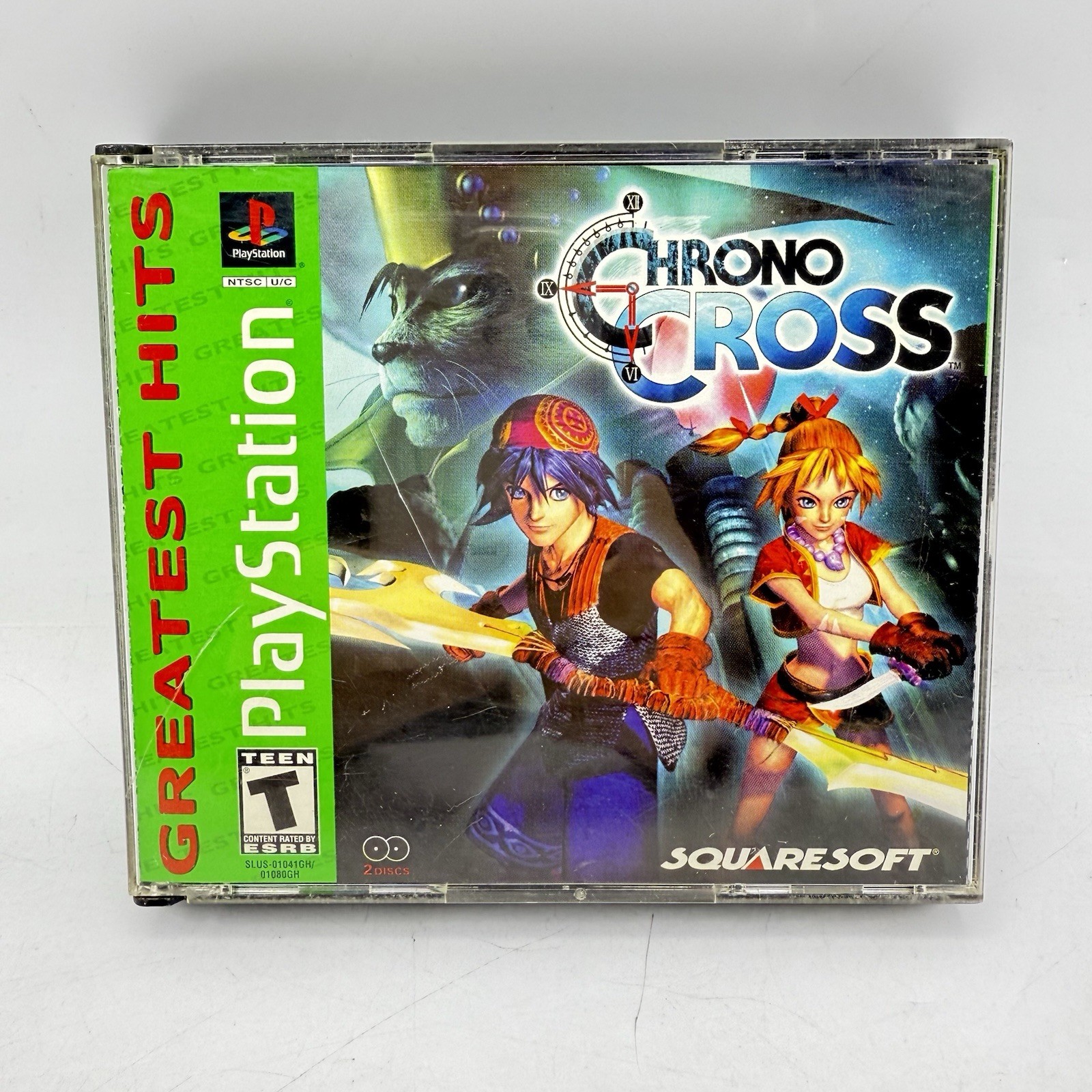 Chrono Cross (Sony PlayStation 1, 2001) PS1 CIB w/ Registration Card