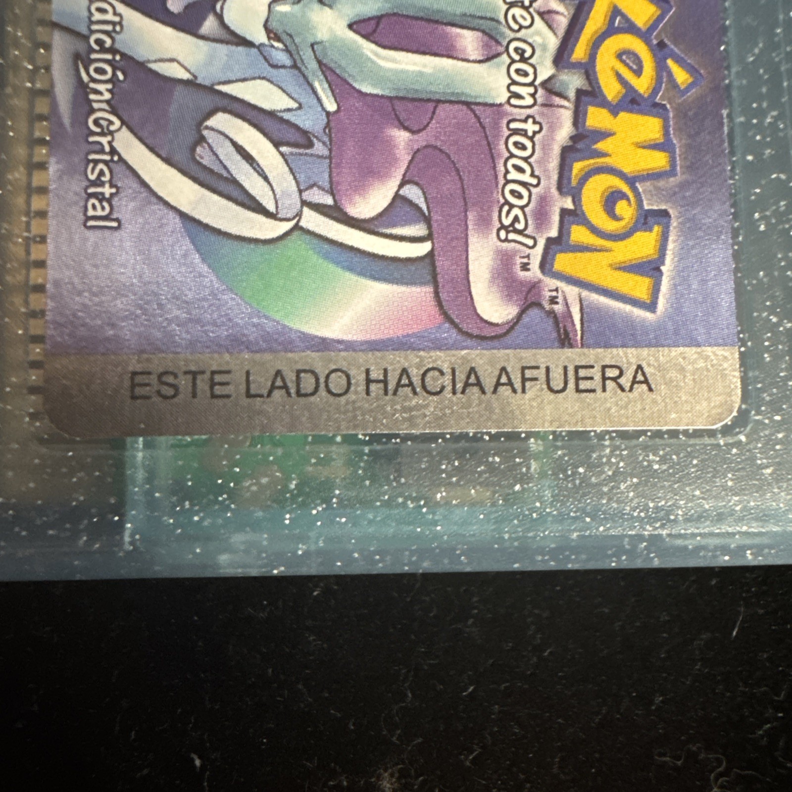 Nintendo Gameboy Color Game Pokemon Crystal Edition *Spain Edition* w/ case