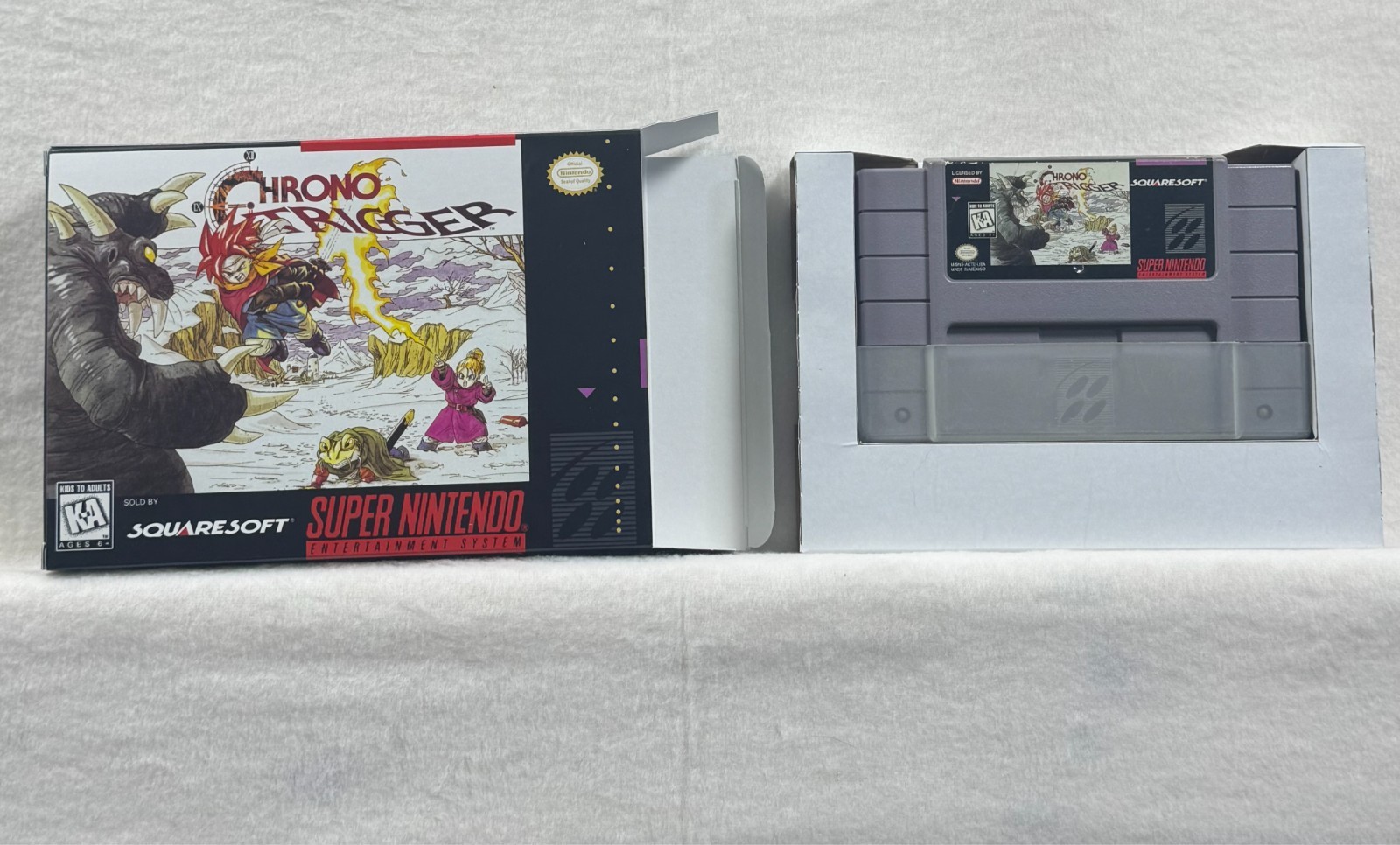 Chrono Trigger Super Nintendo SNES Authentic Tested with manual and posters