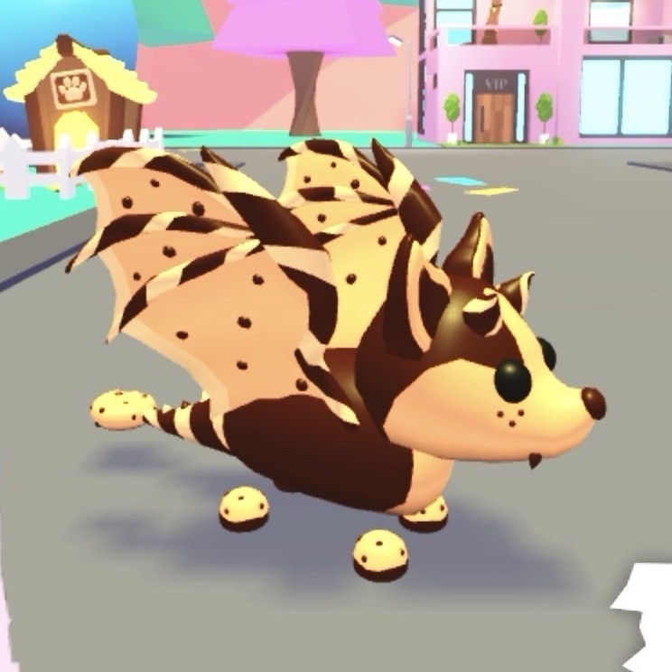 Roblox Adopt Me! Chocolate Chip Dragon Virtual Pet PC Online Simulation Game