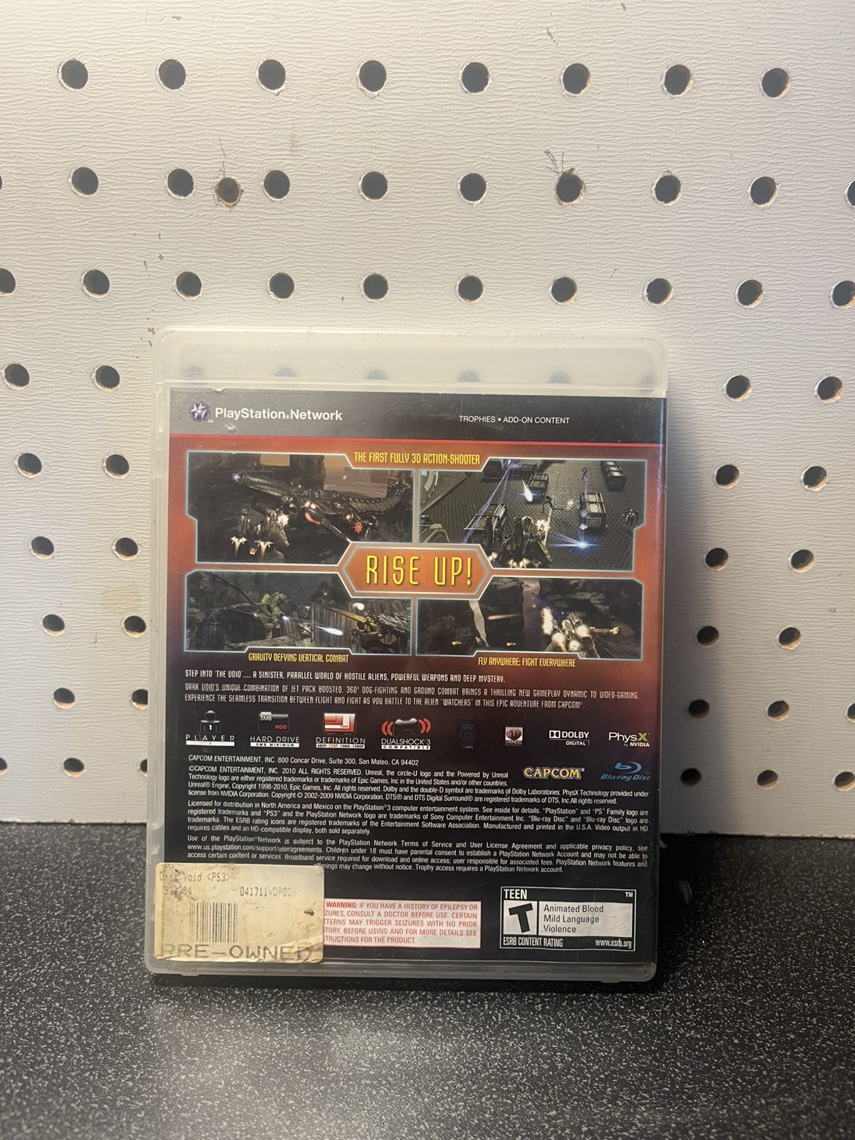 Dark Void – PlayStation 3 PS3, Complete In Box CIB, Mint Disc