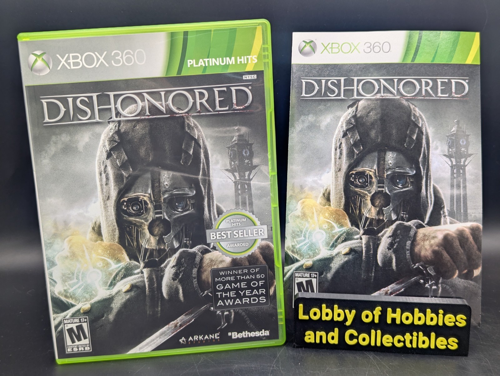 Dishonored (Microsoft Xbox 360 ) CIB – Mint Disc – Pristine – Tested