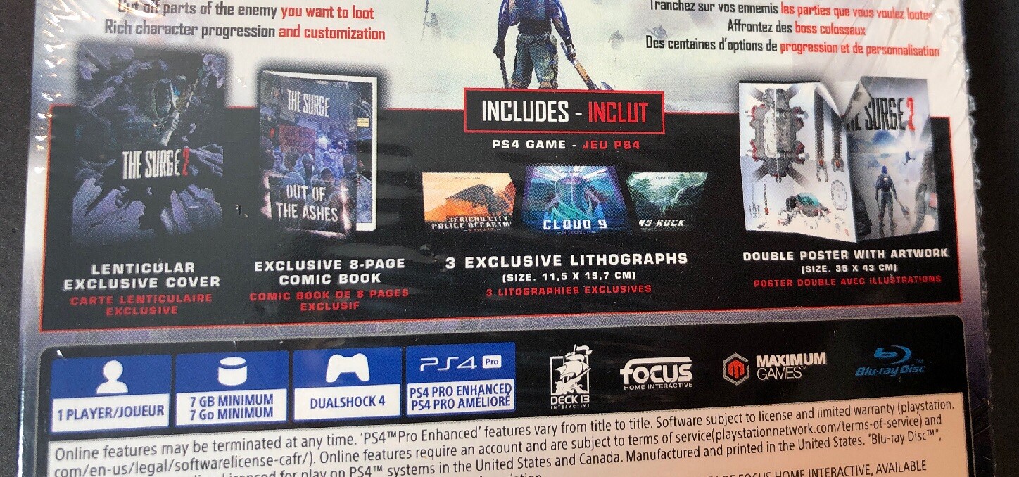 The Surge 2 [ Limited Edition Box Set ] (PS4) NEW