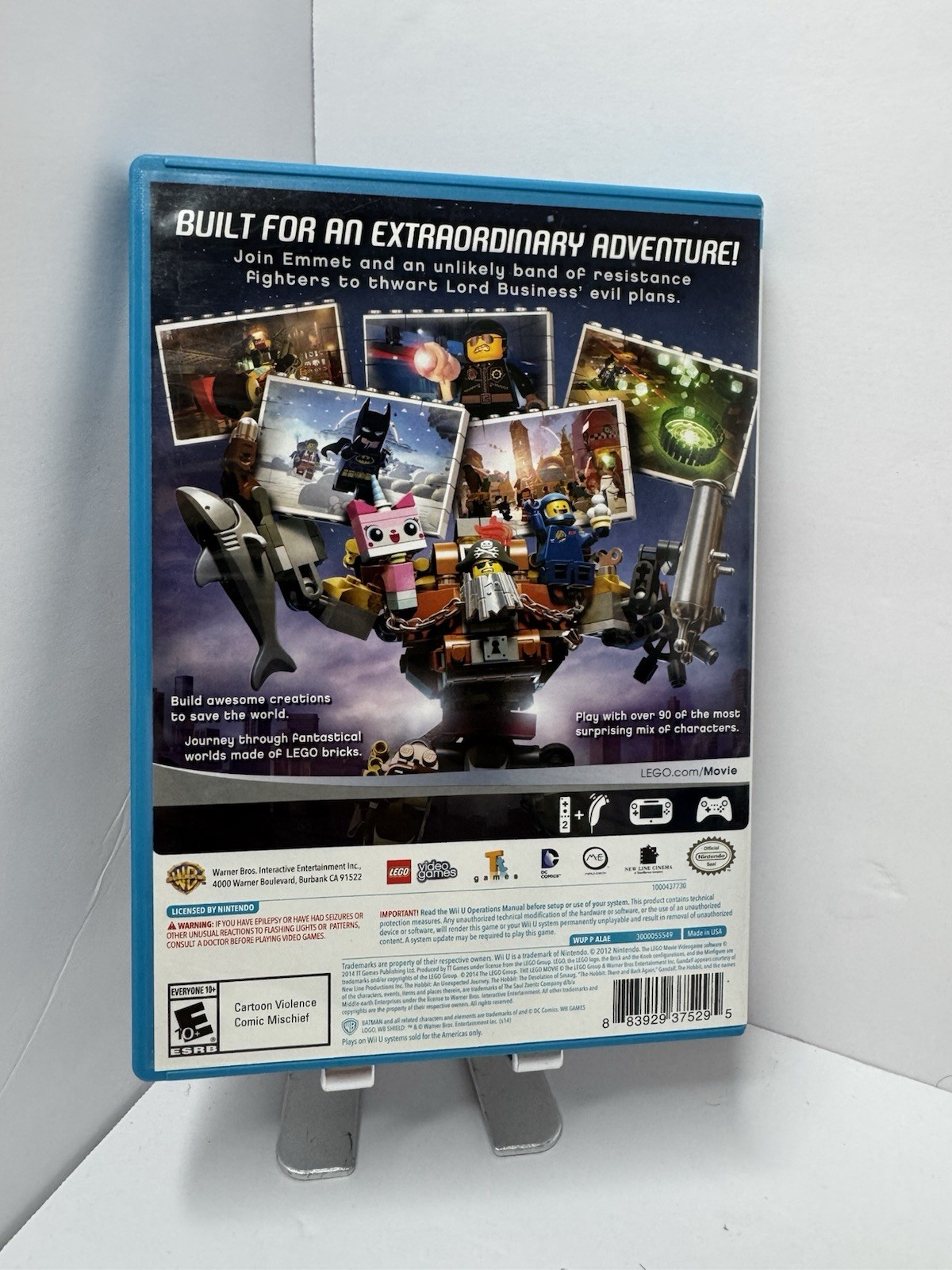 The LEGO Movie Videogame (Nintendo Wii U, 2014) Complete CIB WB Games