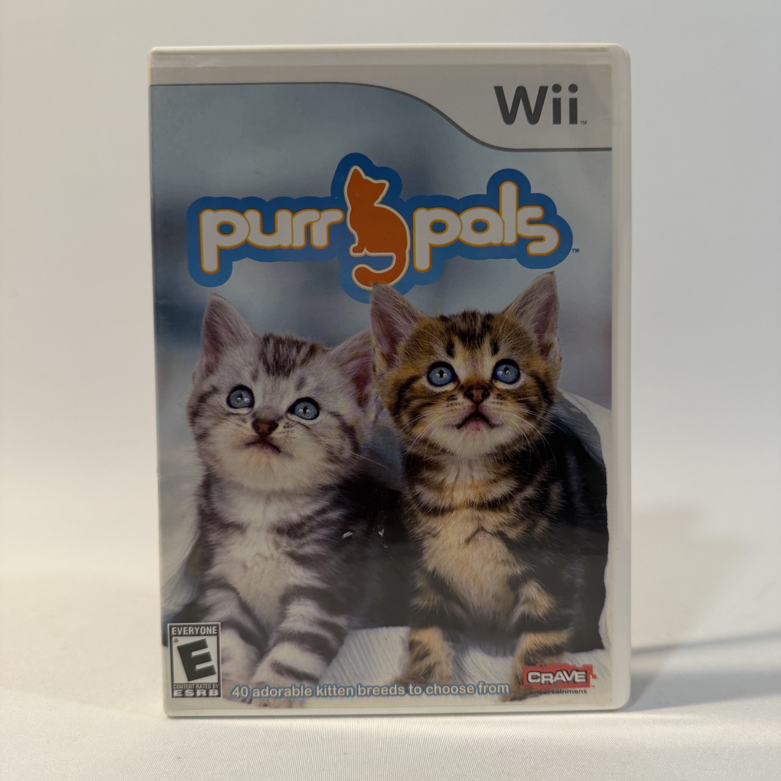 Purr Pals Nintendo Wii Virtual Pet Simulation Family Video Game Complete