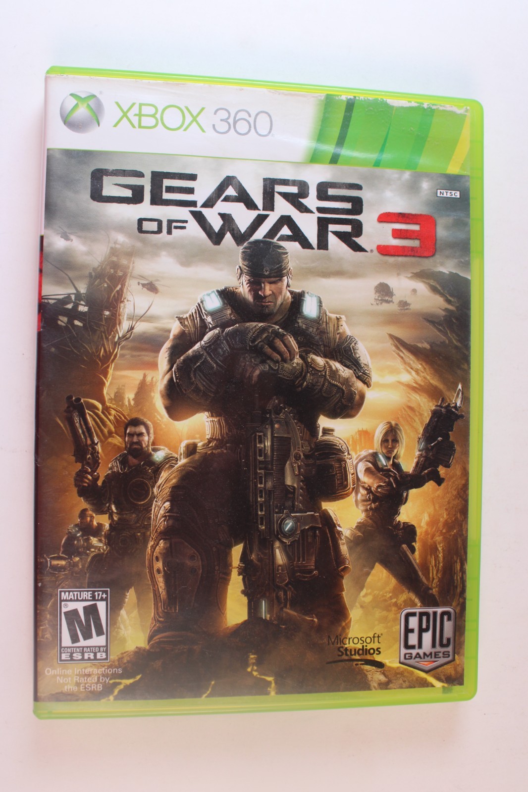 Gears of War 3 (Microsoft Xbox 360, 2011) Authentic, Tested/works great