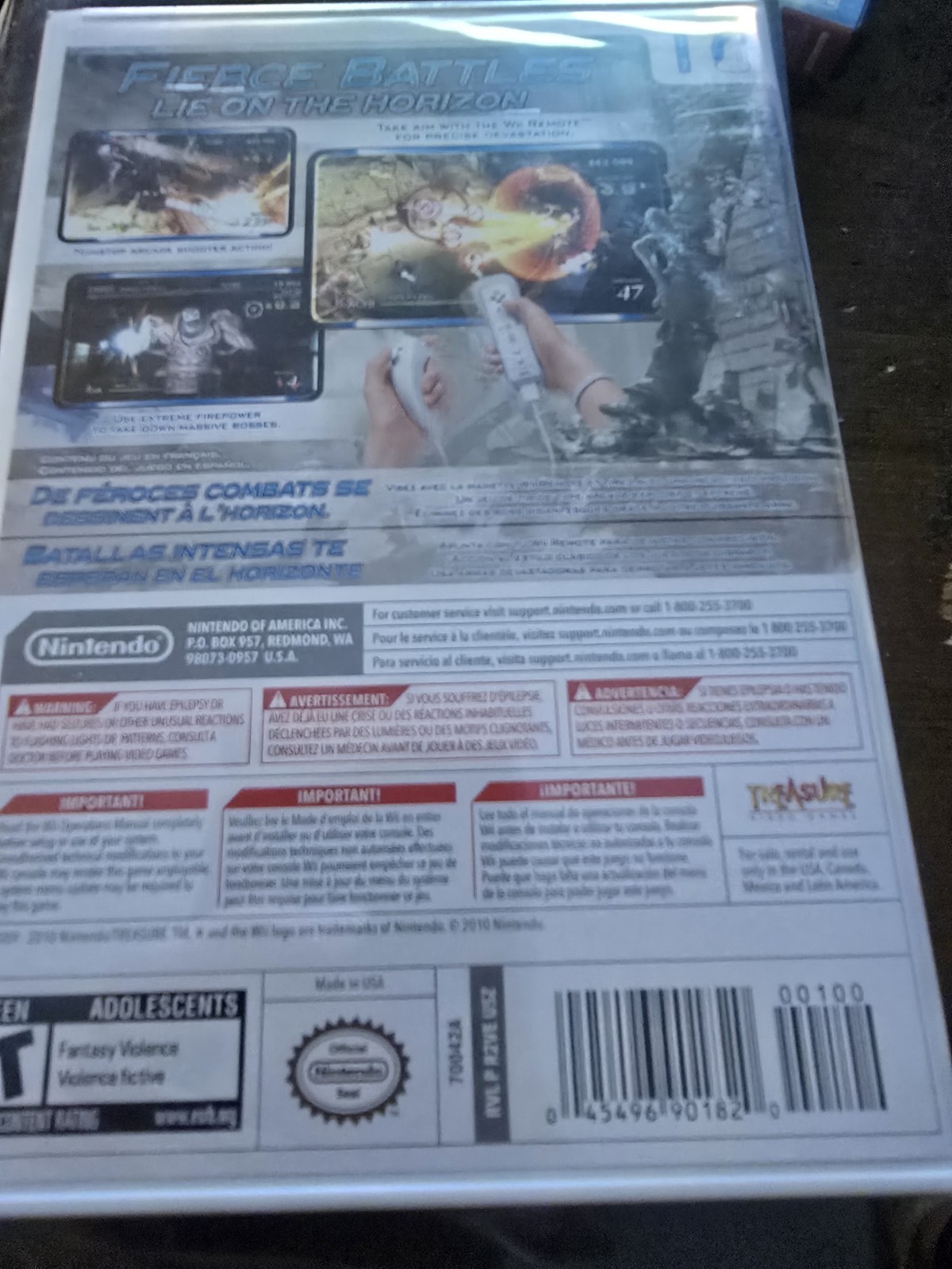Sin & Punishment: Star Successor (Nintendo Wii, 2010) T NTSC-U/C Wi-Fi