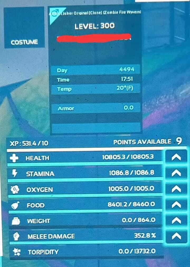 Ark Survival Ascended Pve Official Level 300 Male Zombie Fire Wyvern Clone