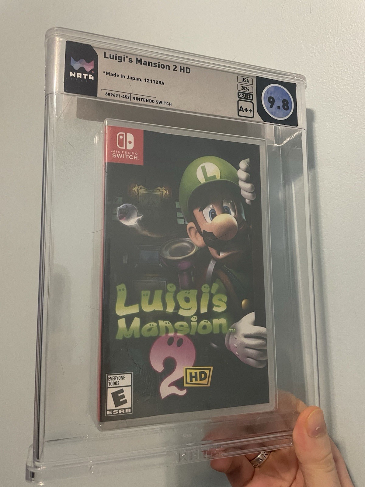 Luigi’s Mansion 2 HD – Nintendo Switch Factory Sealed WATA 9.8 A++ 1st Print