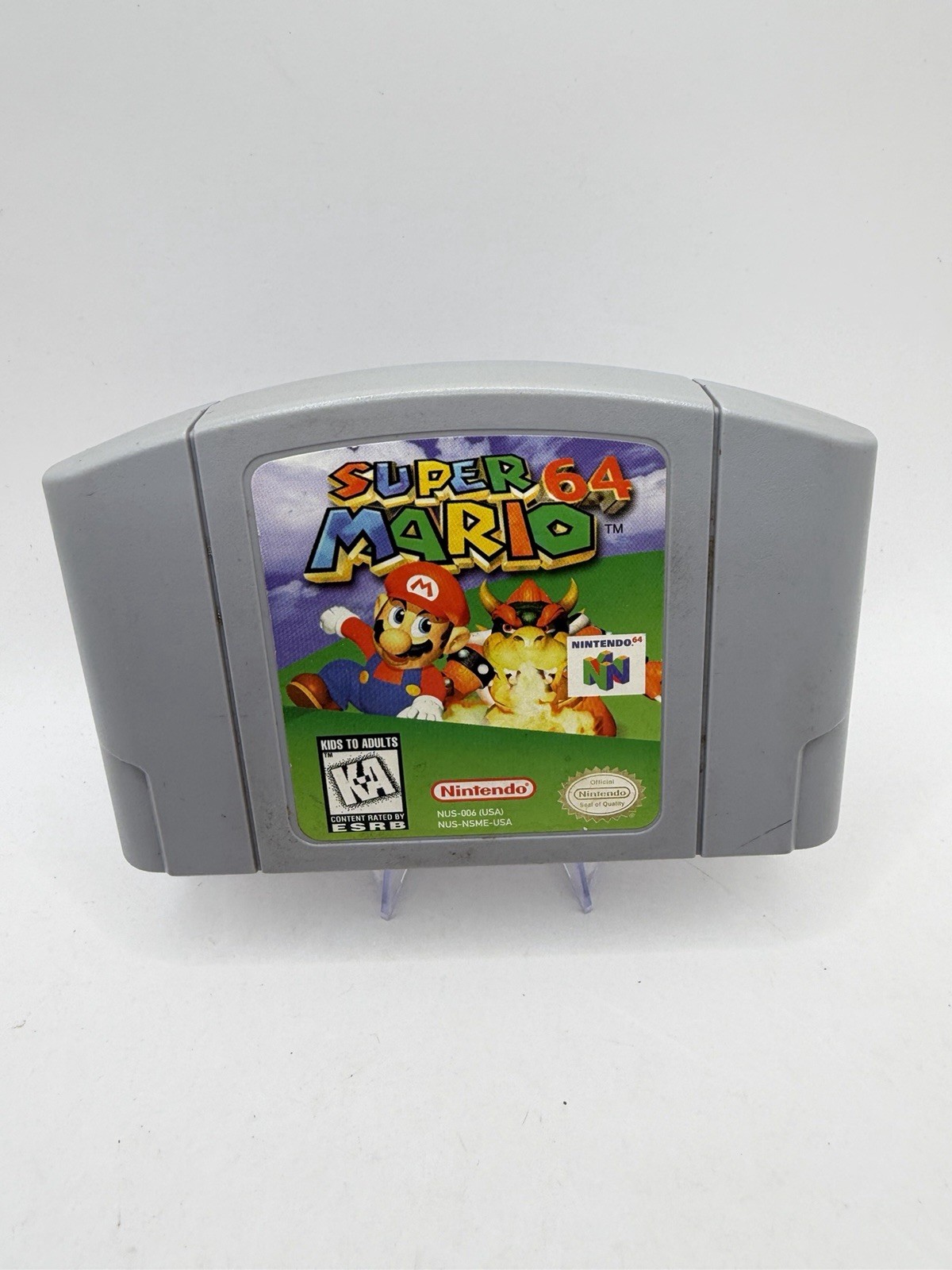 Super Mario 64 (Nintendo 64, 1996) Vintage Game Cartridge Fast Shipping