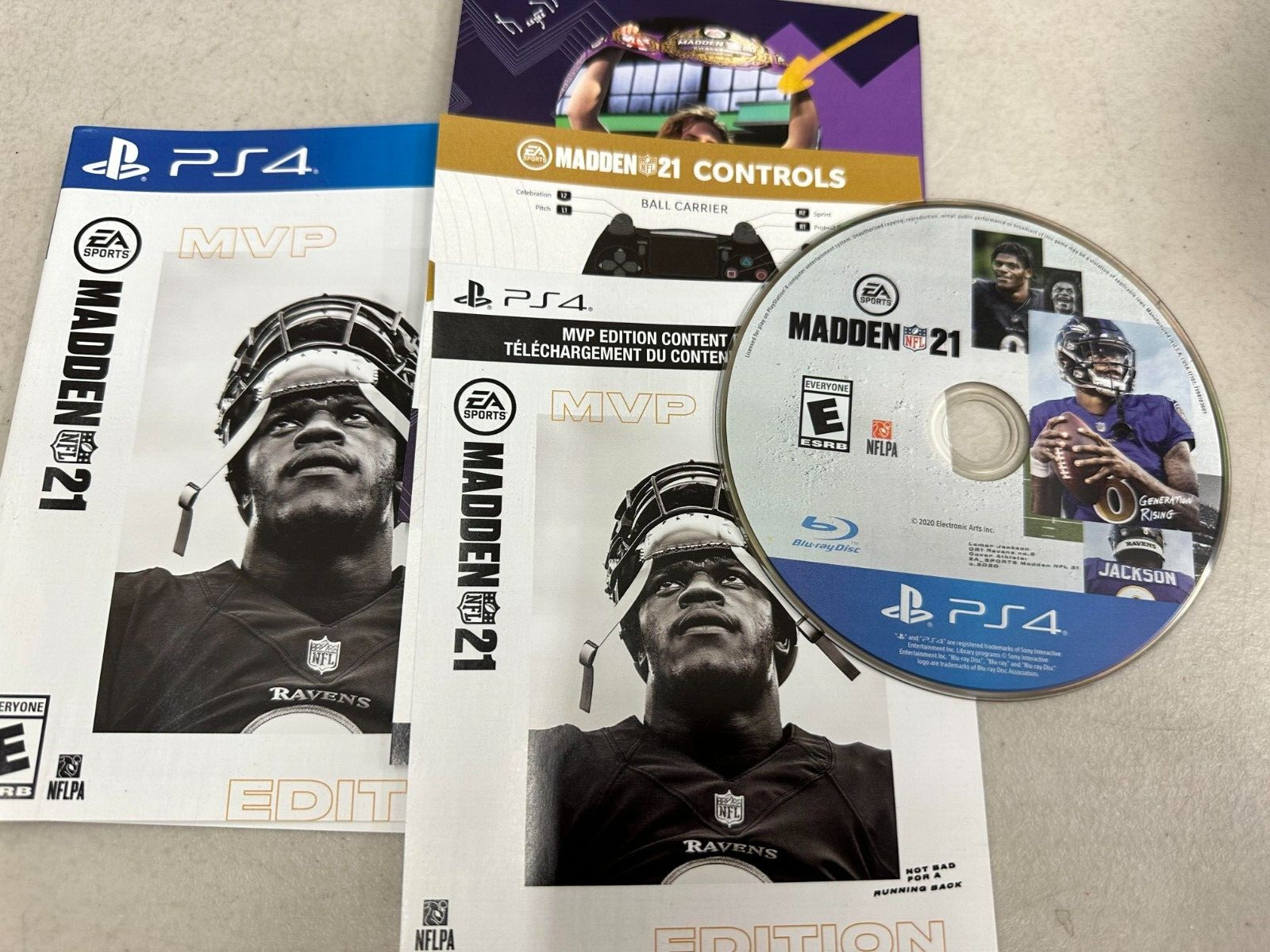 Madden NFL 21 MVP Edition (PS4) Brand New Ships without the CASE