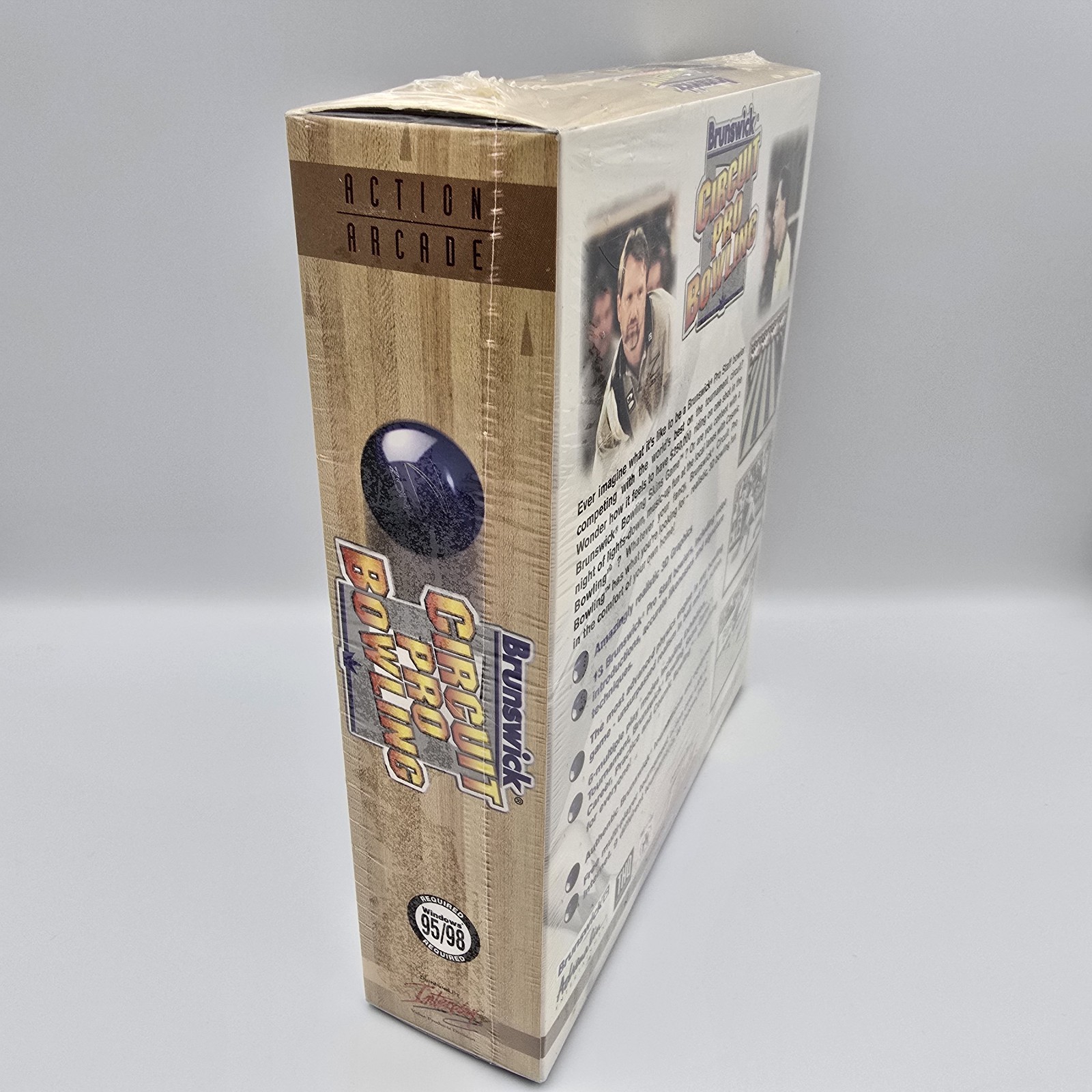 Brunswick Circuit Pro Bowling (PC, 1998) Interplay Simulation Sports Video Game