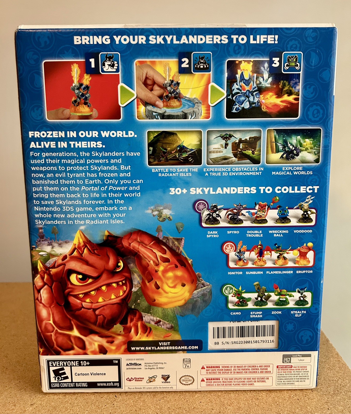 Skylander’s – Spyro’s🔥🐉 Adventure – Starter Pack – Nintendo 3DS – BNIFSP