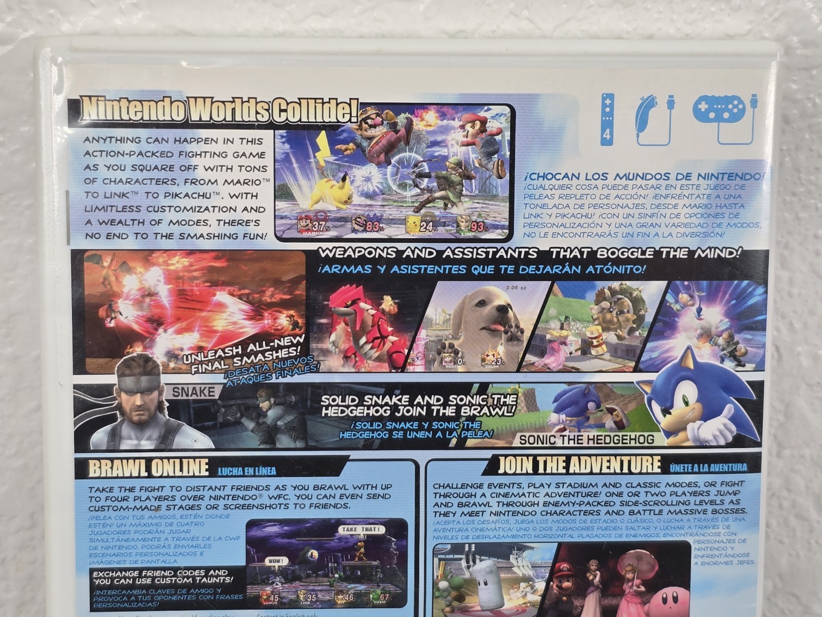 Super Smash Bros Brawl Nintendo Wii Game CIB Complete With Manual Tested