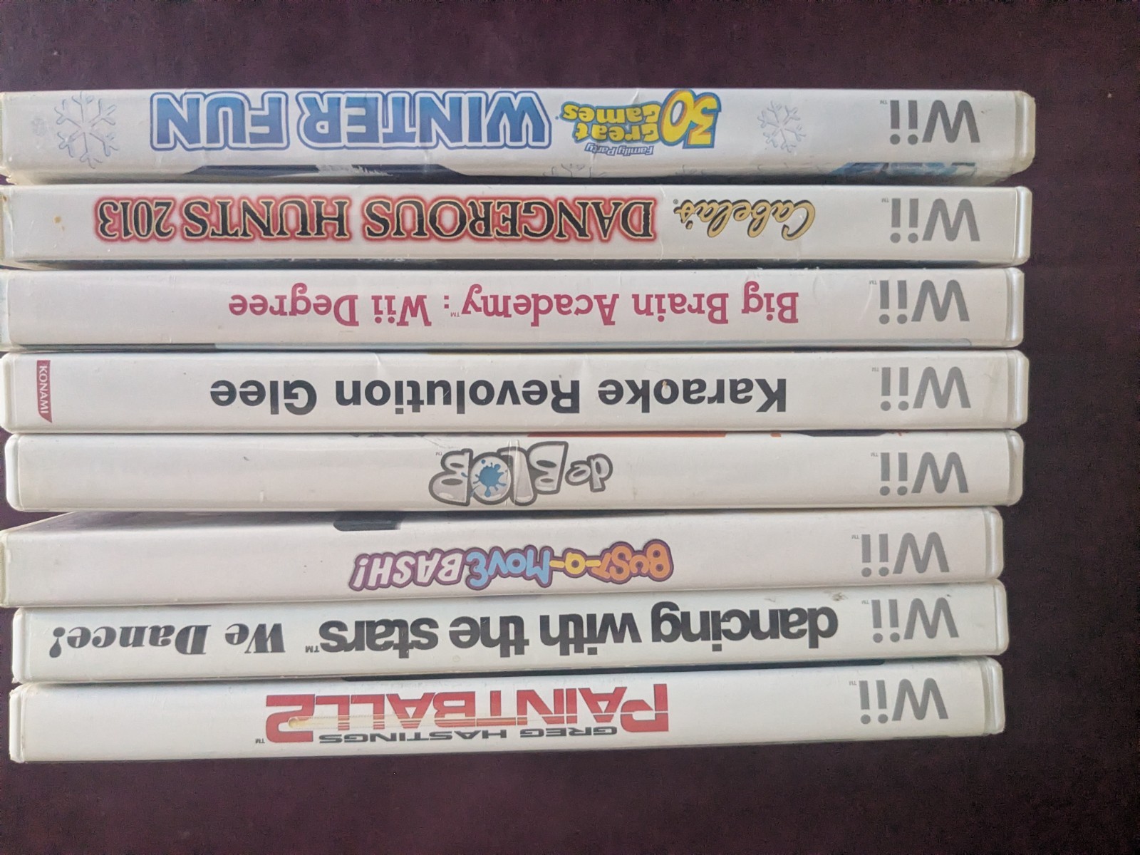 Nintendo Wii Video Games Pre-Owned lot of 8