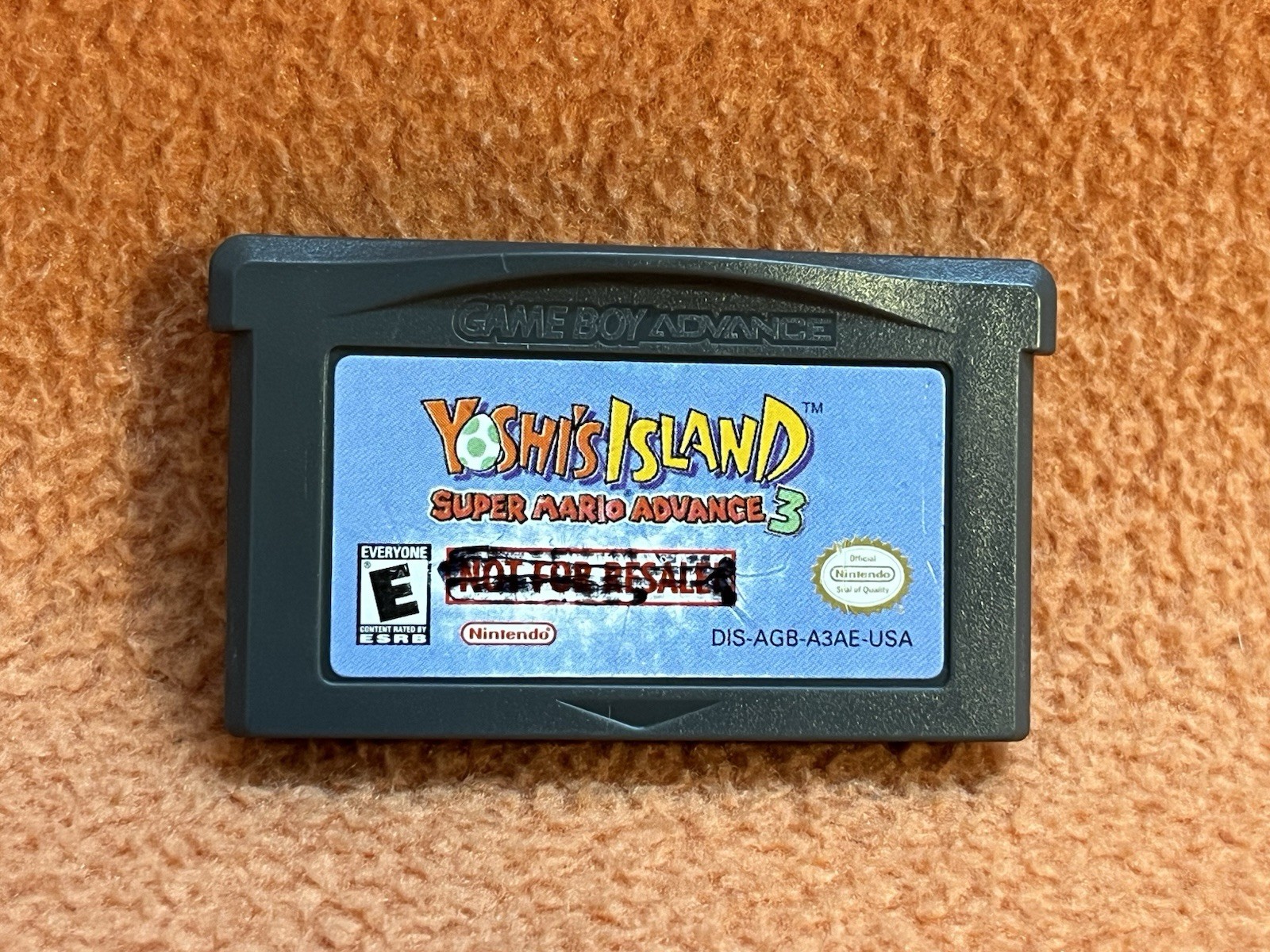 Yoshi’s Island Super Mario 3 Nintendo Game Boy Advance NOT FOR RESALE Authentic