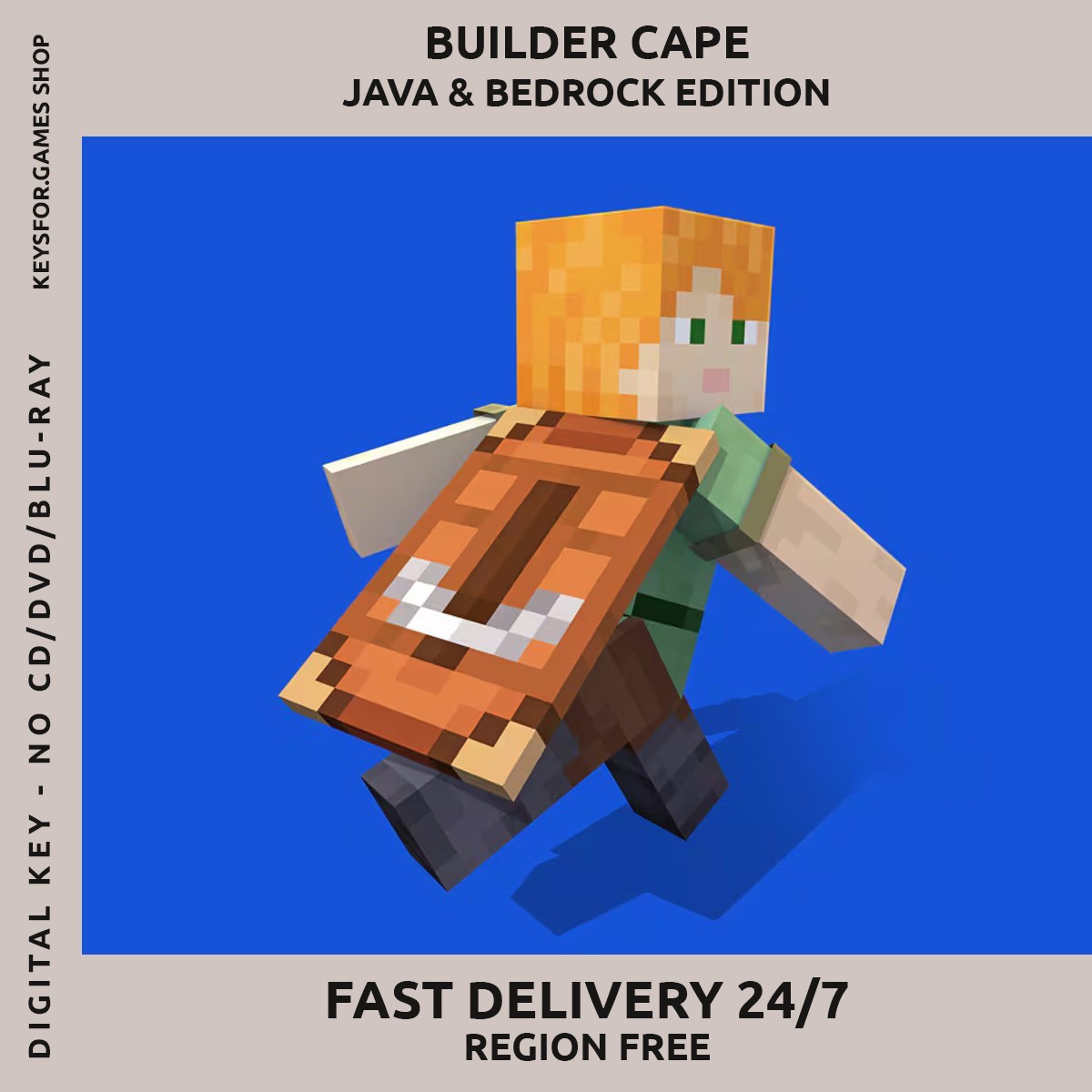 Minecraft Cape | Region Free | MC | Java & Bedrock Edition | PC | All Platforms