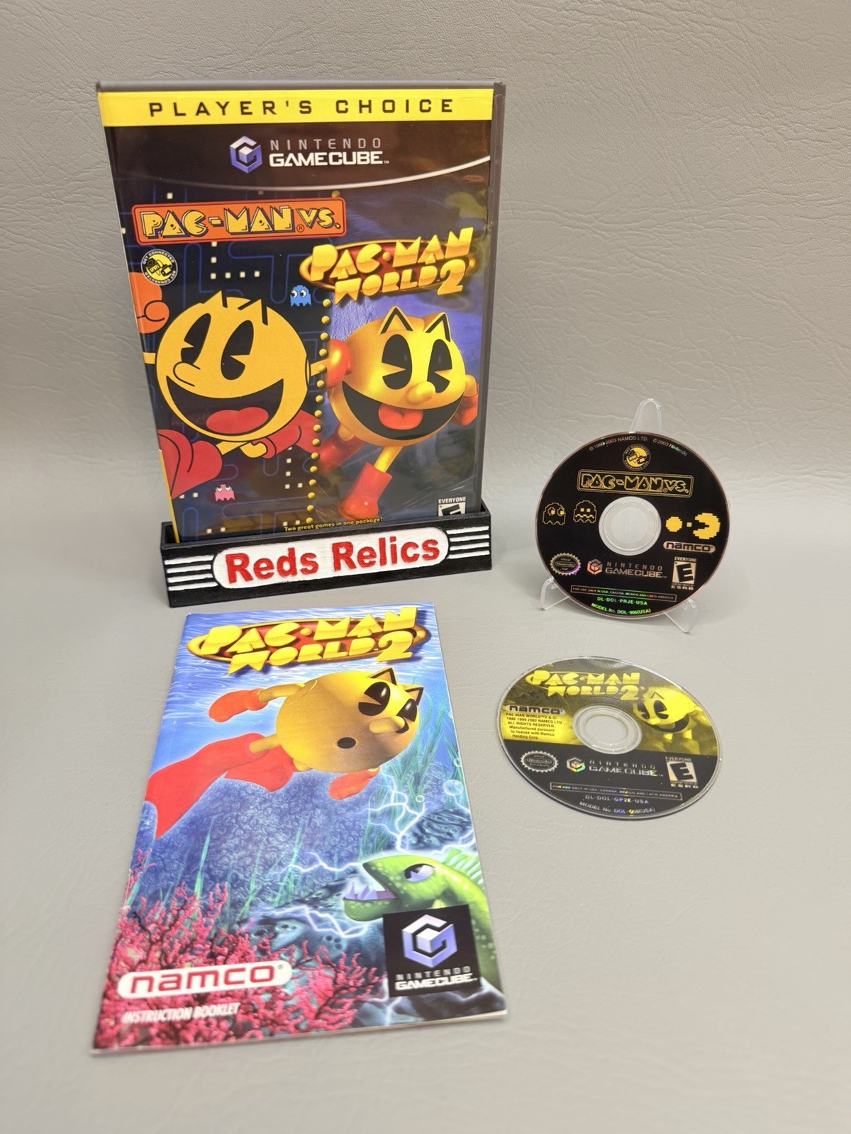 Pac-Man vs. / Pac-Man World 2 (Nintendo GameCube, 2003) CIB Complete