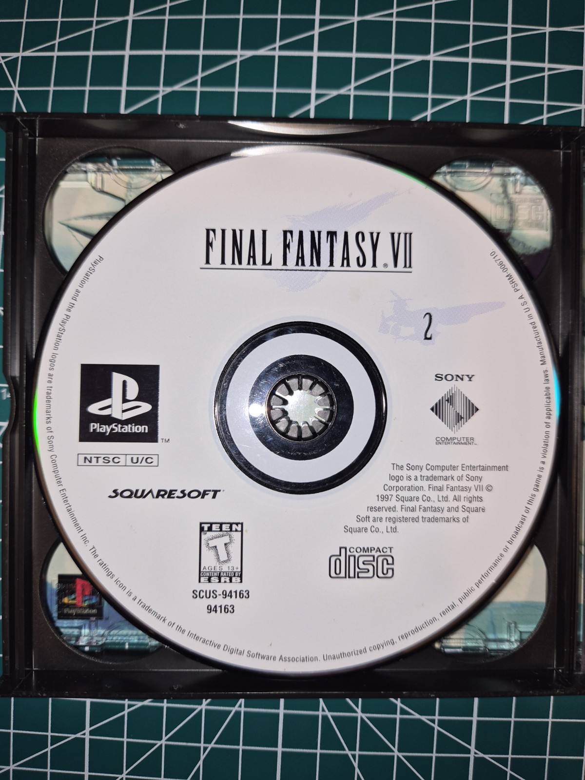 Final Fantasy VII 7 PlayStation 1 PS1 TESTED VG No Manual Squaresoft