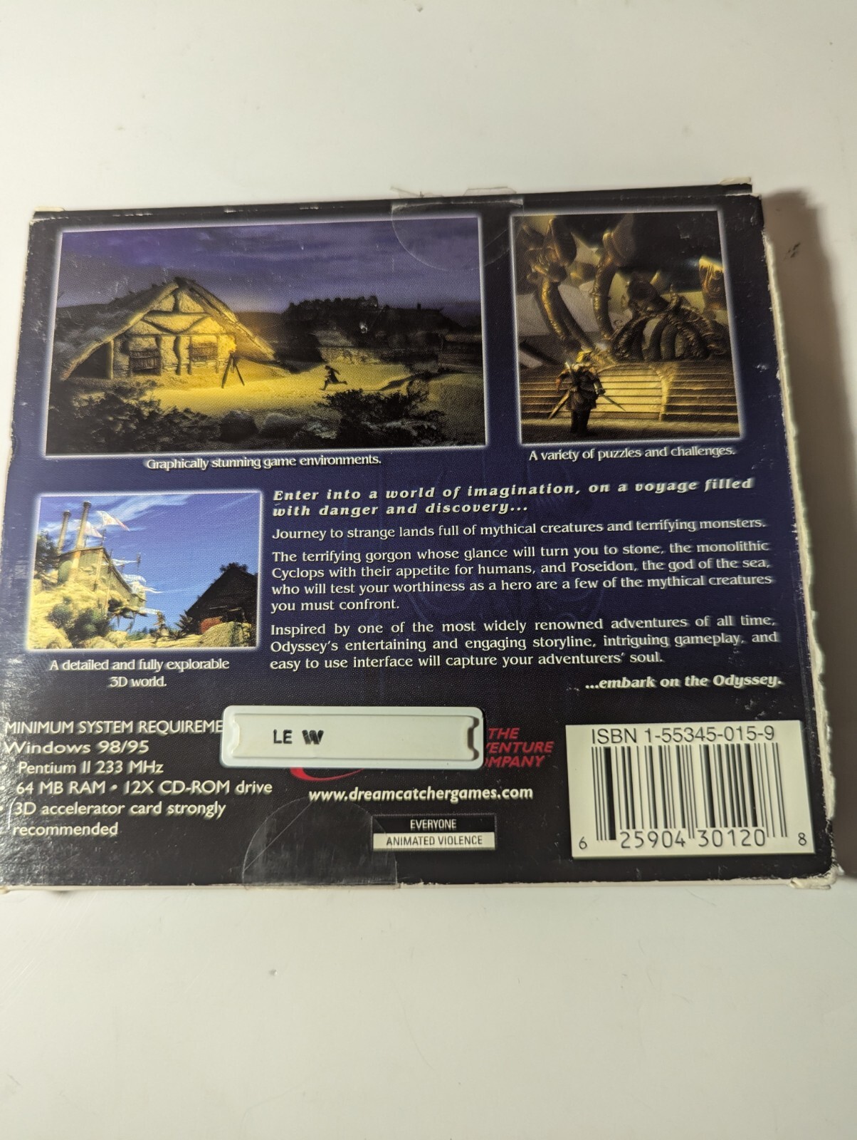 Odyssey: The Search For Ulysses (Windows 98/95) PC Complete CIB