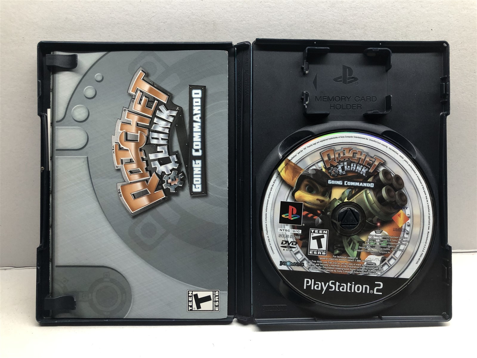 Ratchet & Clank: Going Commando (PlayStation 2, 2003) Complete Tested Working